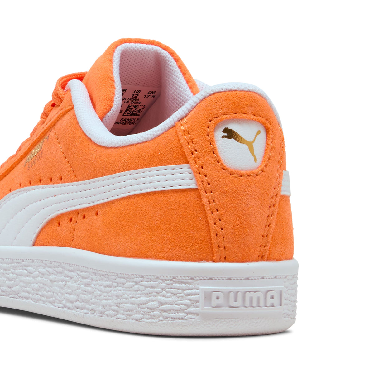 7 Colores, Tenis para niños Suede Classic – Cayenne Pepper-PUMA White – vista 5