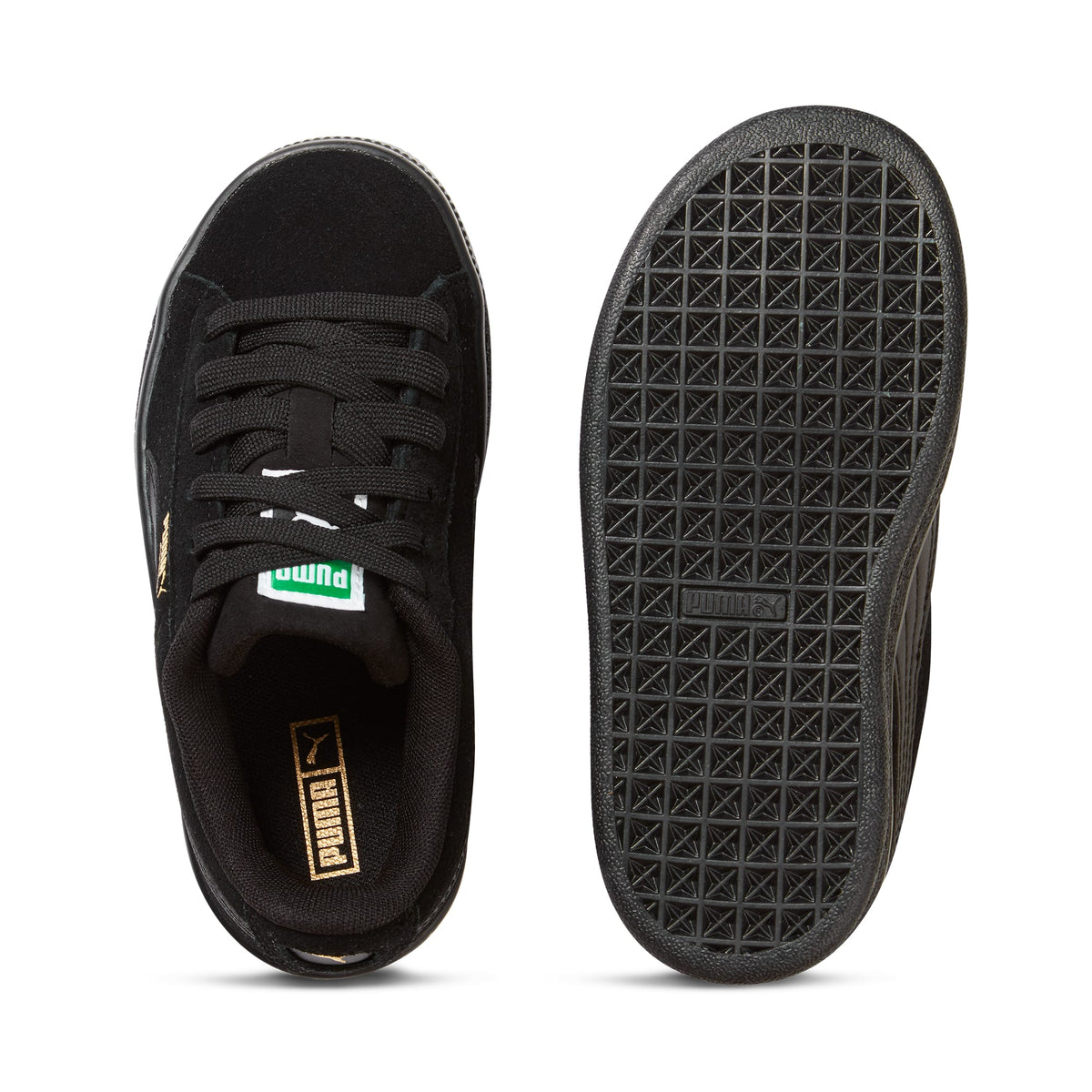 7 Colores, Tenis para niños Suede Classic – PUMA Black-PUMA Black – vista 4
