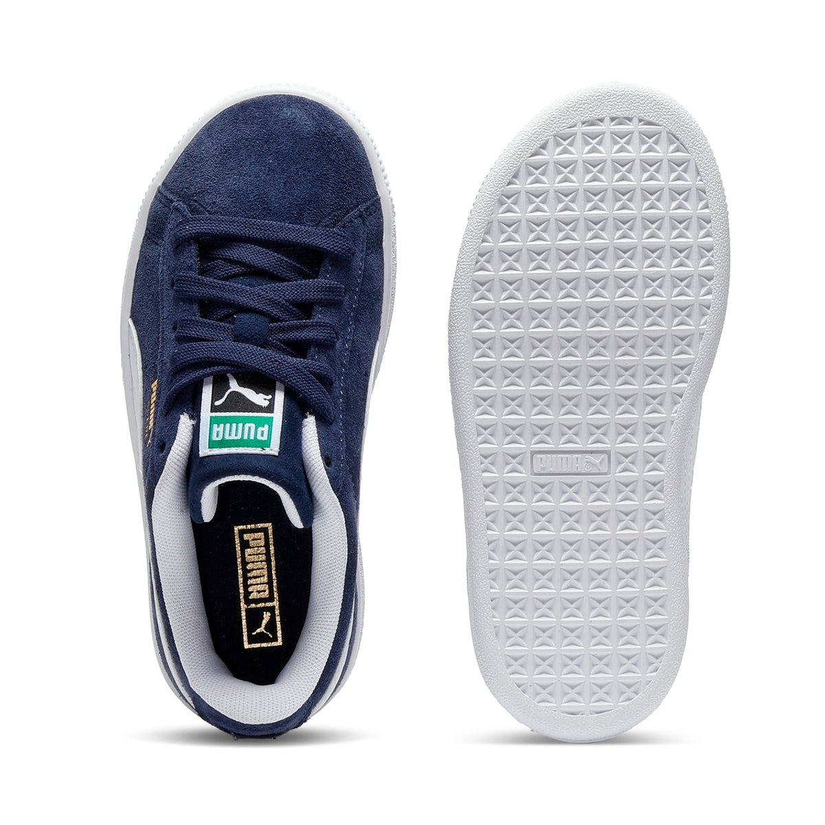 7 Colores, Tenis para niños Suede Classic – PUMA Navy-PUMA White – vista 4
