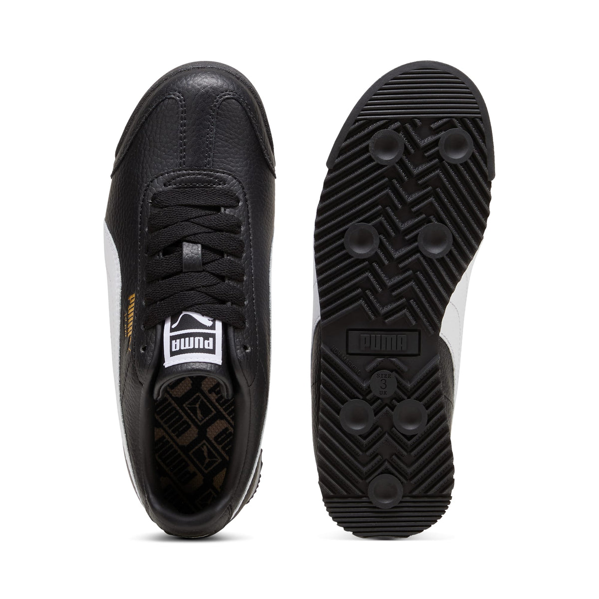 3 Colores, Tenis para niños grandes Roma 24 Standard – Puma Black-Puma White – vista 6