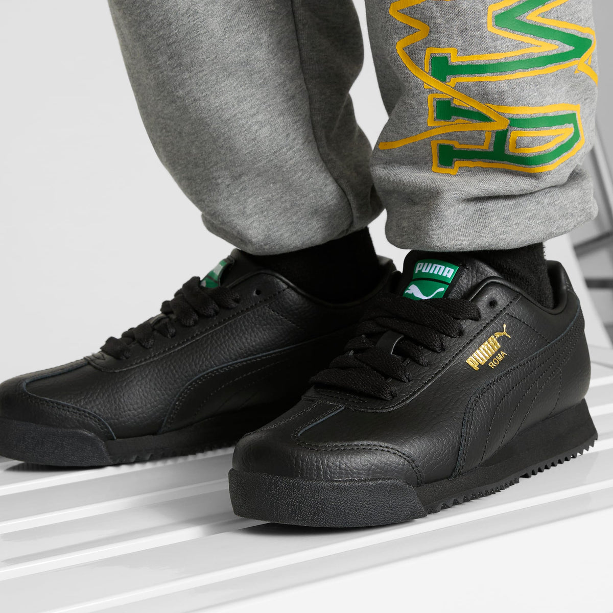 3 Colores, Tenis para niños grandes Roma 24 Standard – PUMA BLACK – vista 2