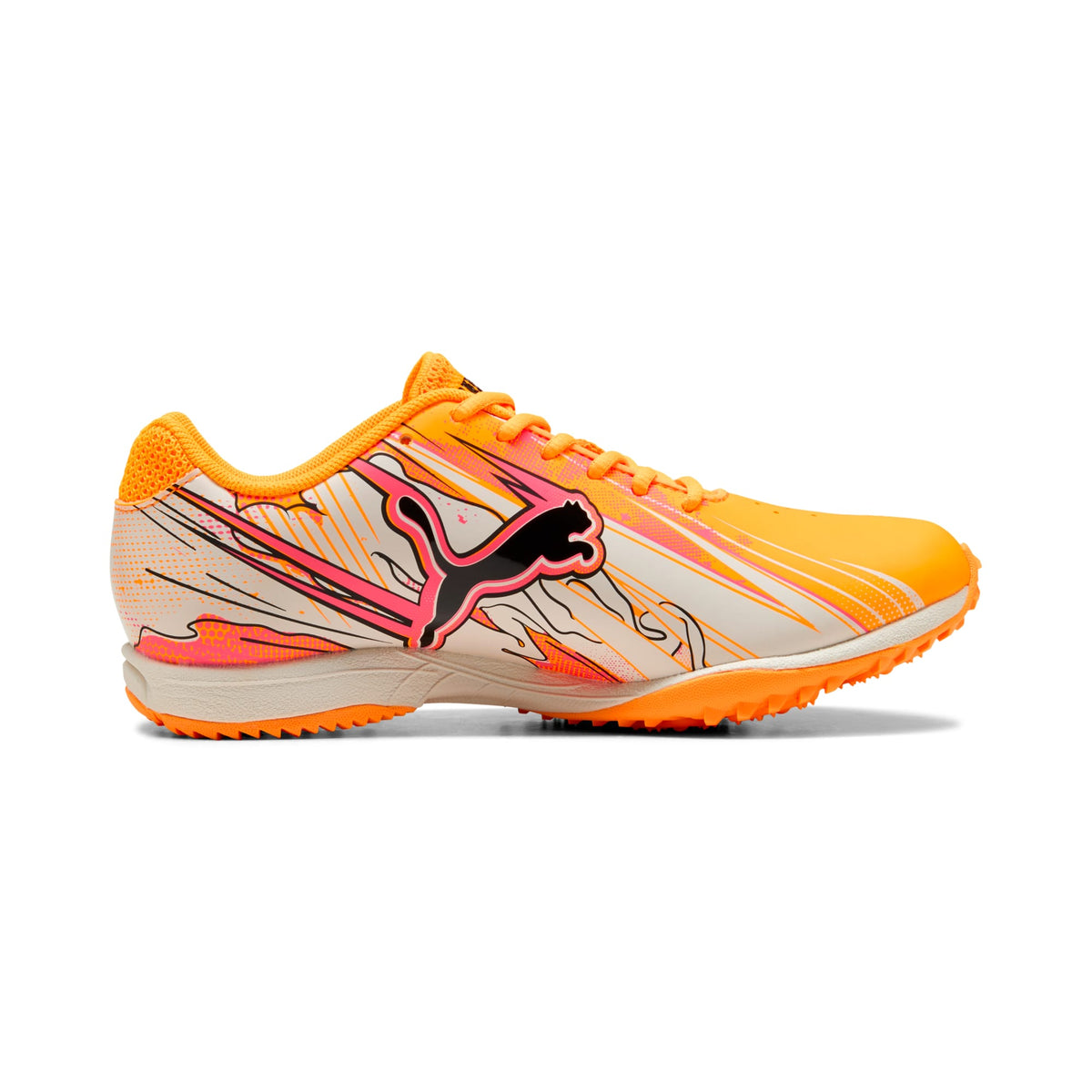 Tenis sin tacos juveniles de atletismo evoSPEED Haraka Sparked – Sun Stream-Warm White-Sunset Glow – vista 5