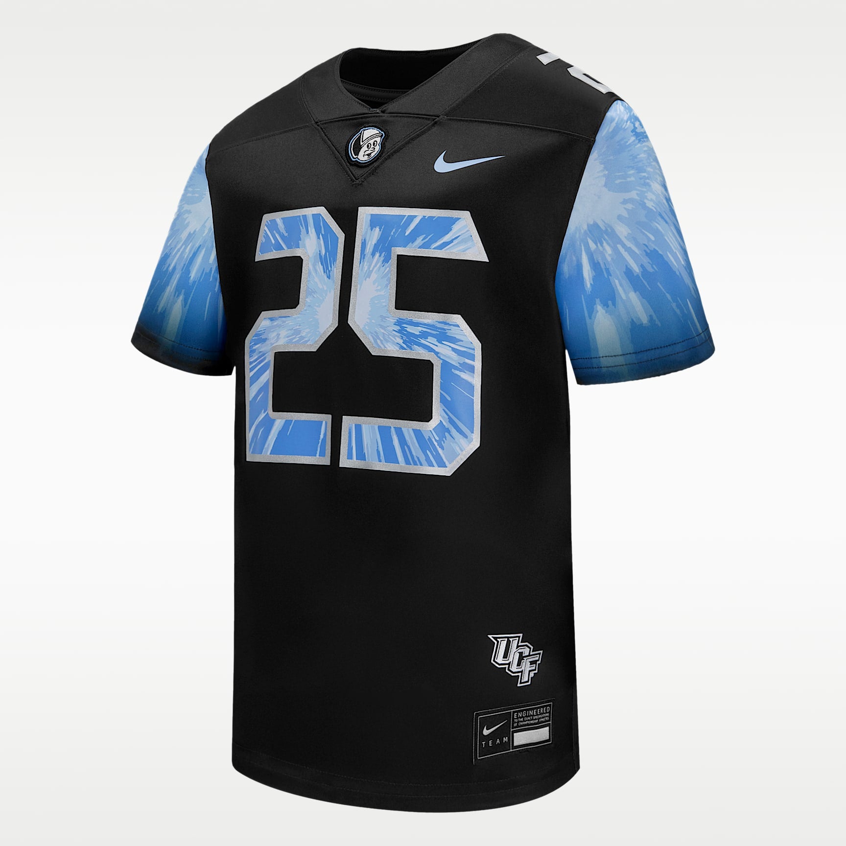 Jersey universitario Nike Untouchable Game para niños talla grande UFC – Negro – vista 1