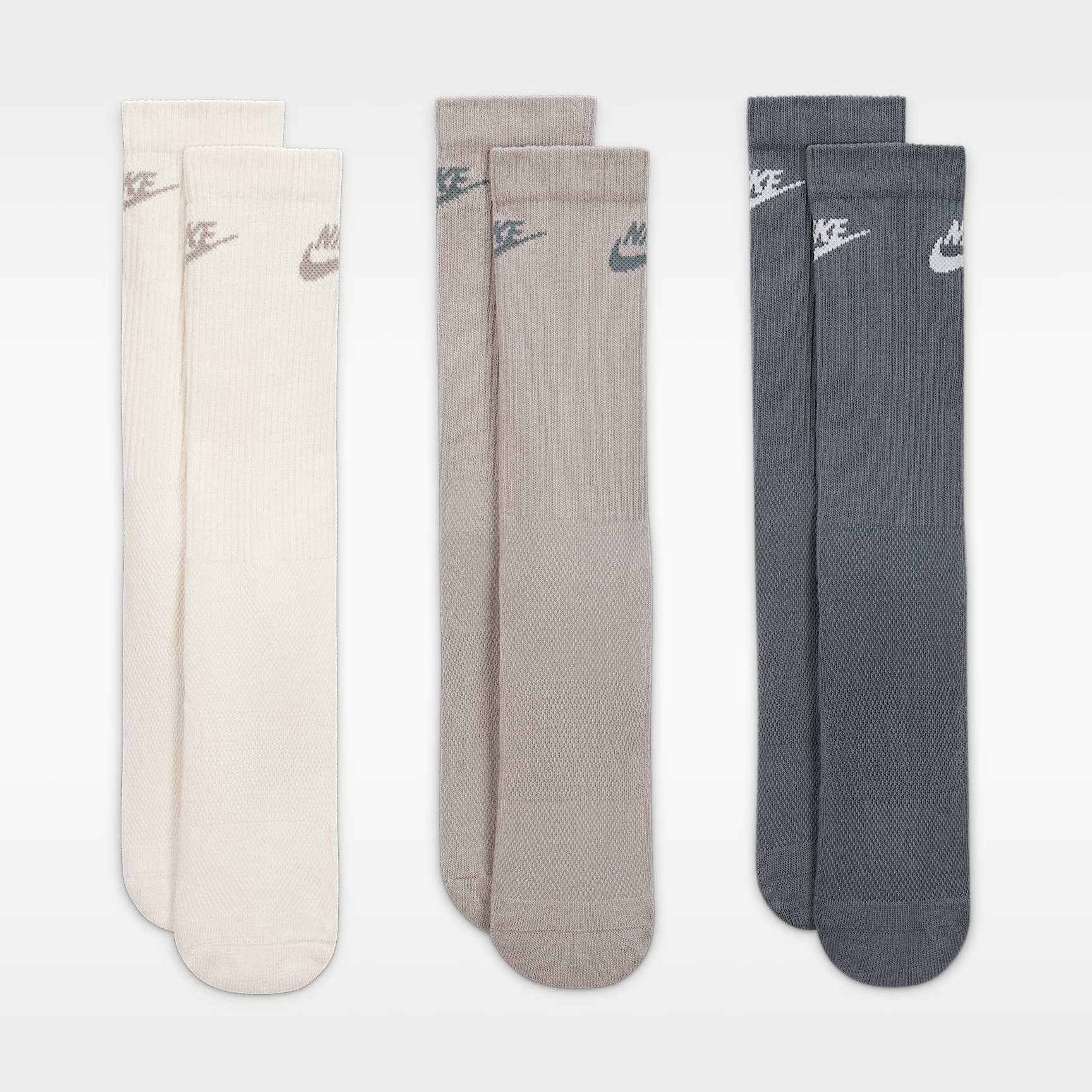 Calcetas Nike Everyday Elevated (3 pares) – Multicolor – vista 2