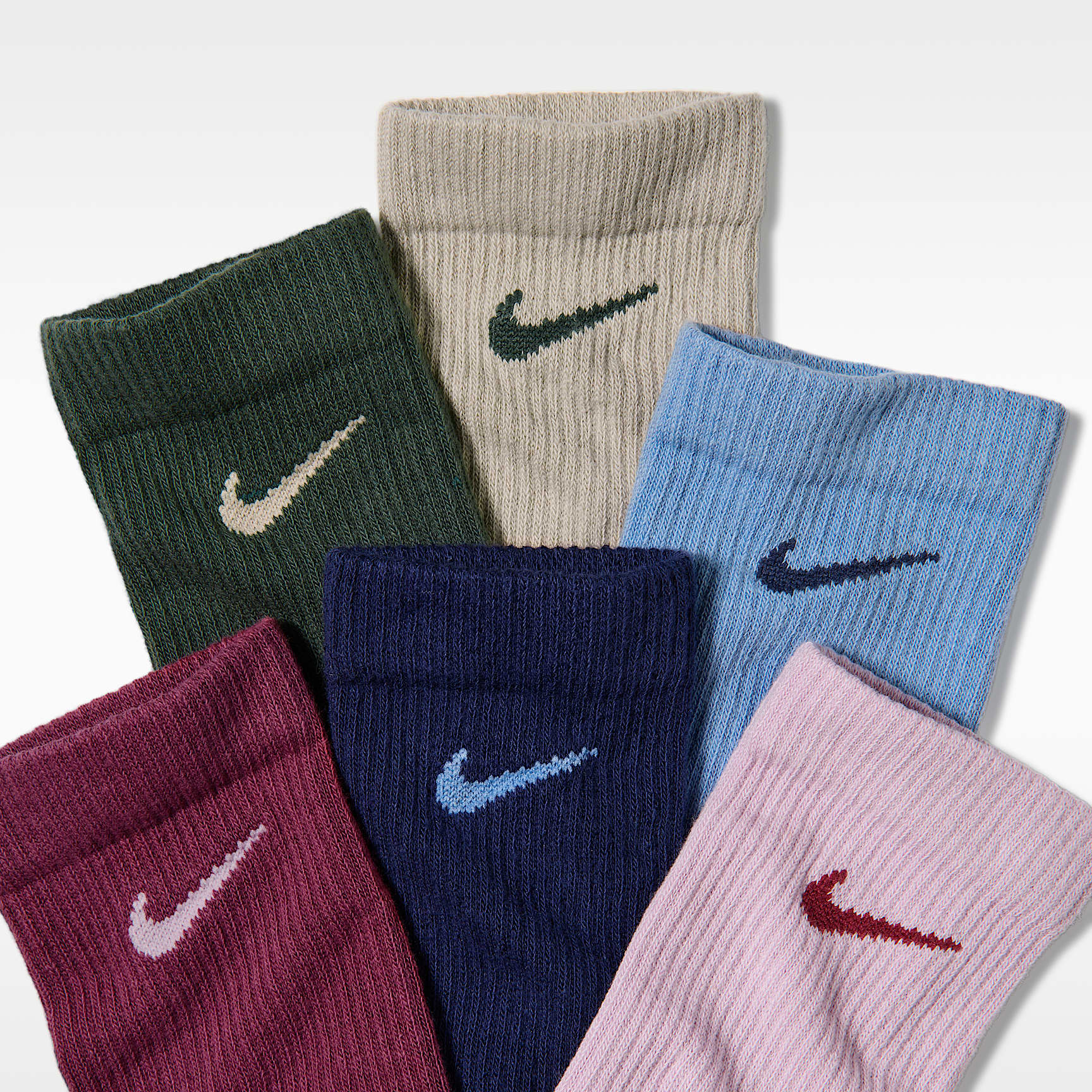 Calcetas (6 pares) Nike Everyday Elevated – Multicolor – vista 2
