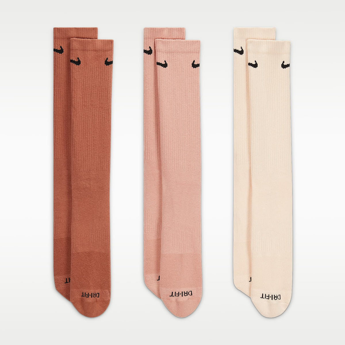 Calcetas de entrenamiento (3 pares) Nike Everyday Plus Cushioned – Multicolor – vista 2