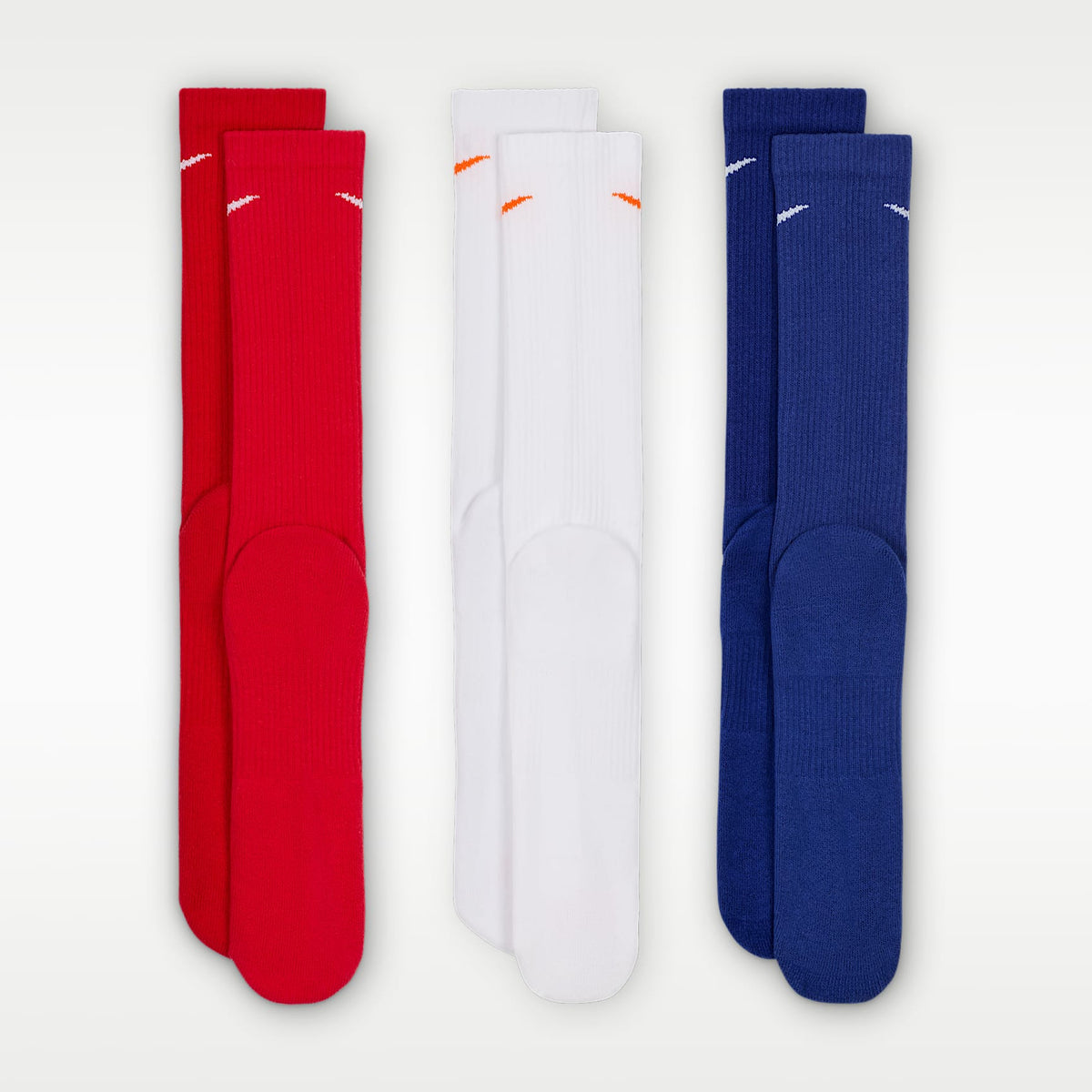 Calcetas de entrenamiento (3 pares) Nike Everyday Plus Cushioned – Multicolor – vista 3