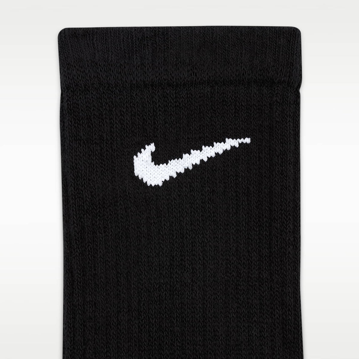Calcetas de entrenamiento (3 pares) Nike Everyday Plus Cushioned – Negro/Blanco – vista 4