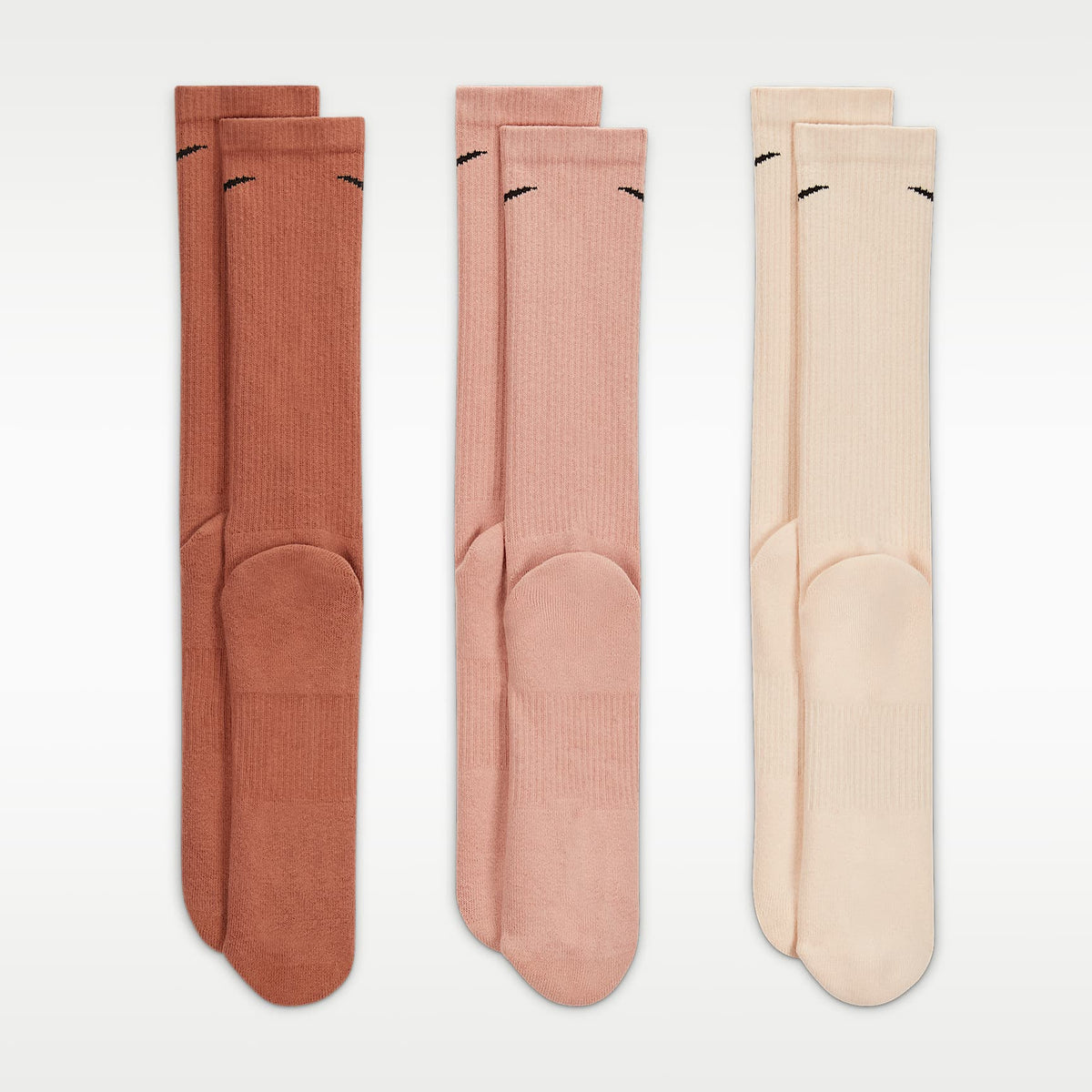 Calcetas de entrenamiento (3 pares) Nike Everyday Plus Cushioned – Multicolor – vista 3