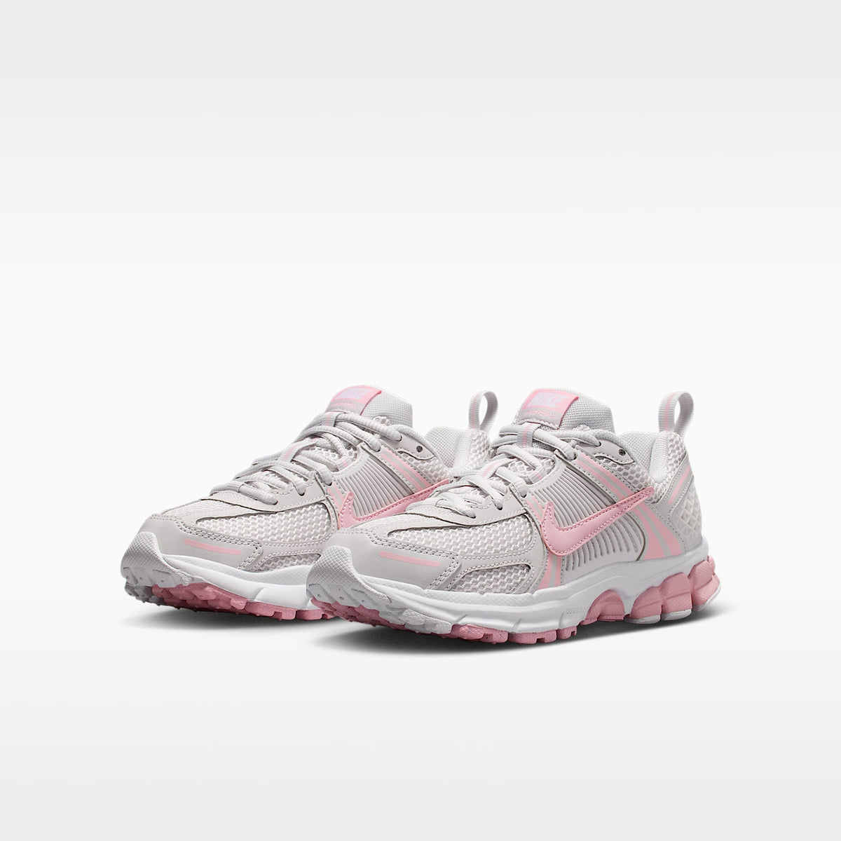 Nike Vomero 5 – Gris vasto/Blanco/Blanco/Rosa suave medio – vista 5