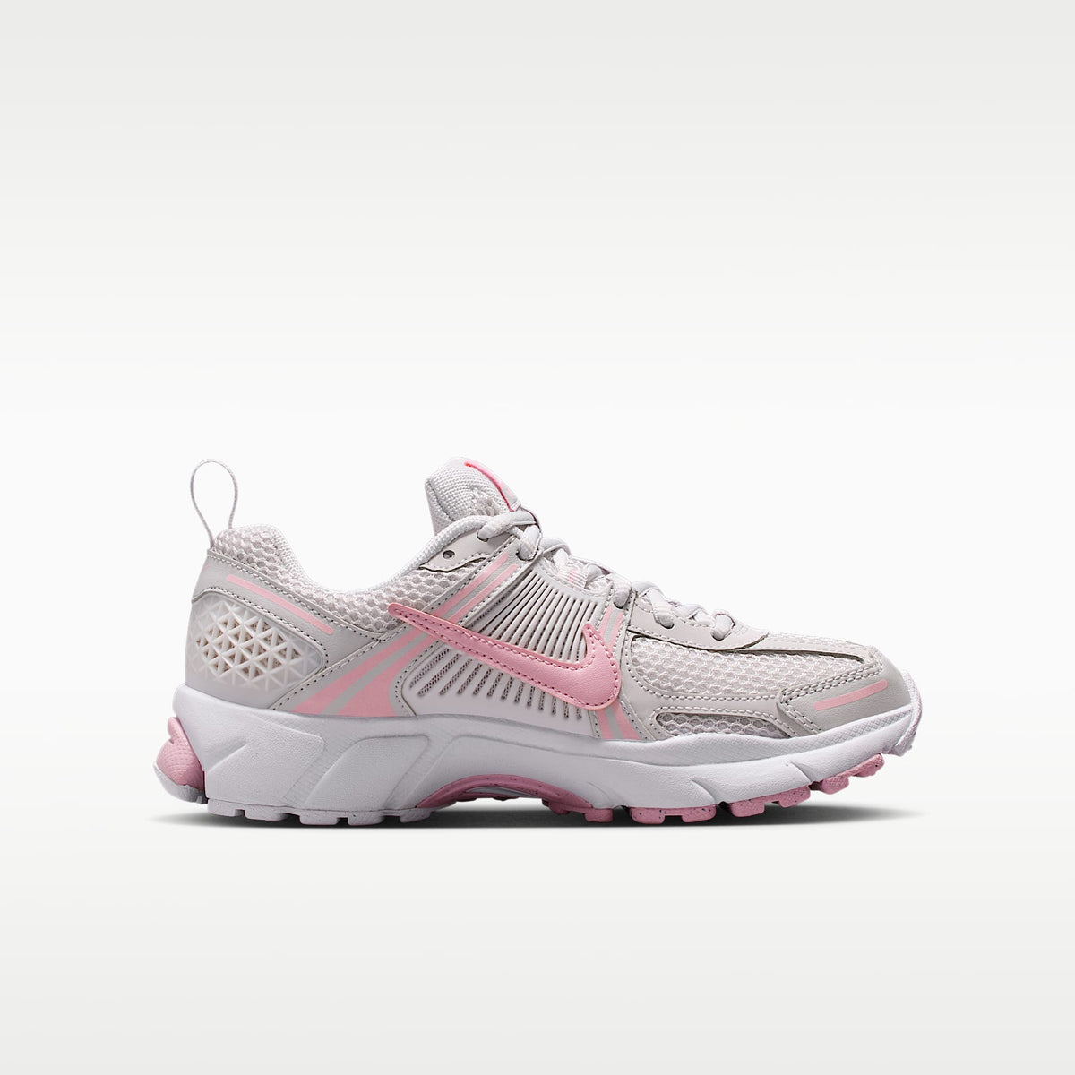 Nike Vomero 5 – Gris vasto/Blanco/Blanco/Rosa suave medio – vista 3
