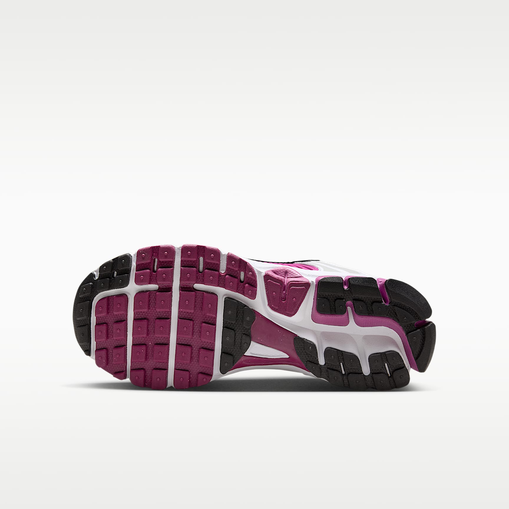 Nike Vomero 5 – Blanco/Platino puro/Fucsia cálido/Platino metalizado – vista 2