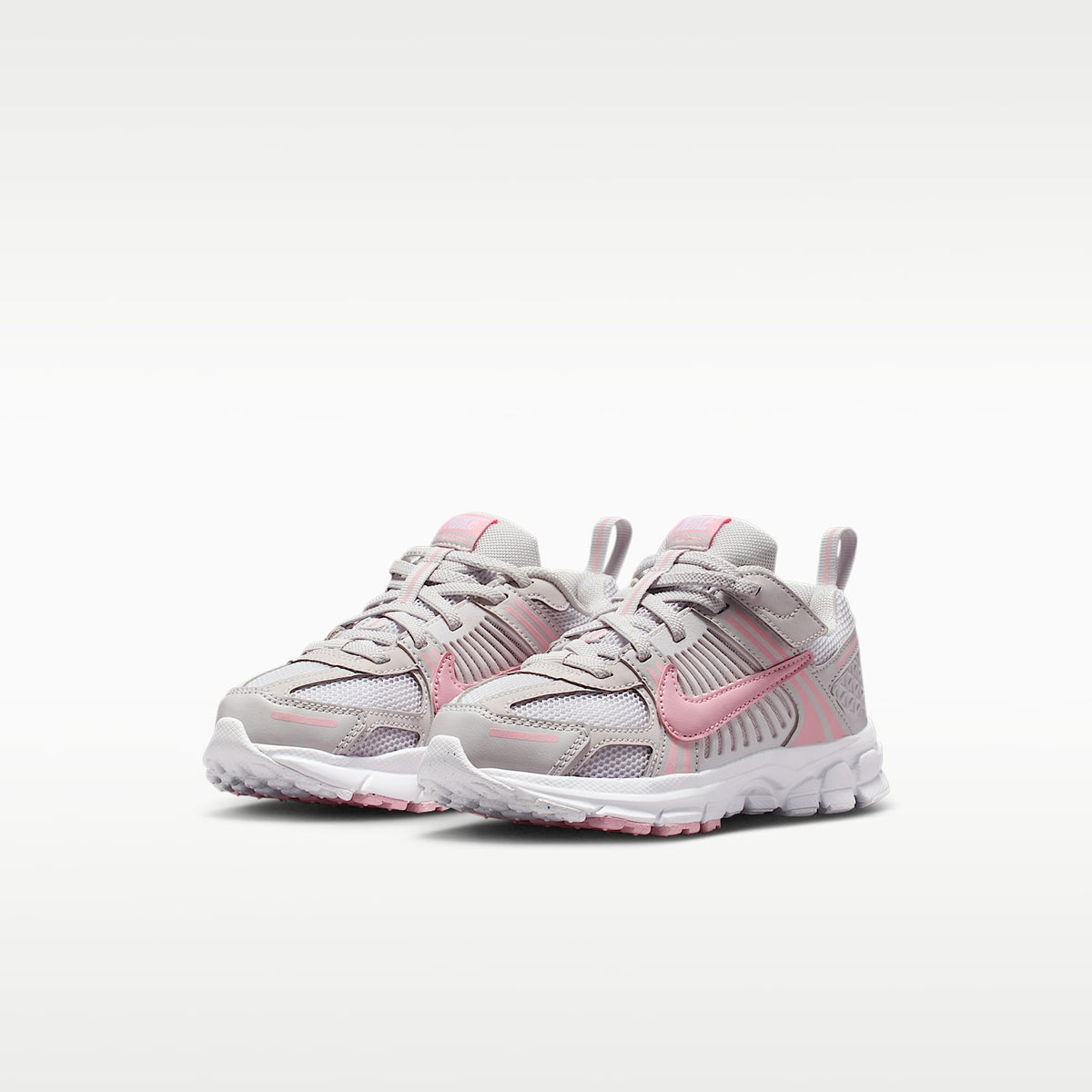 Nike Vomero 5 – Gris vasto/Blanco/Blanco/Rosa suave medio – vista 5