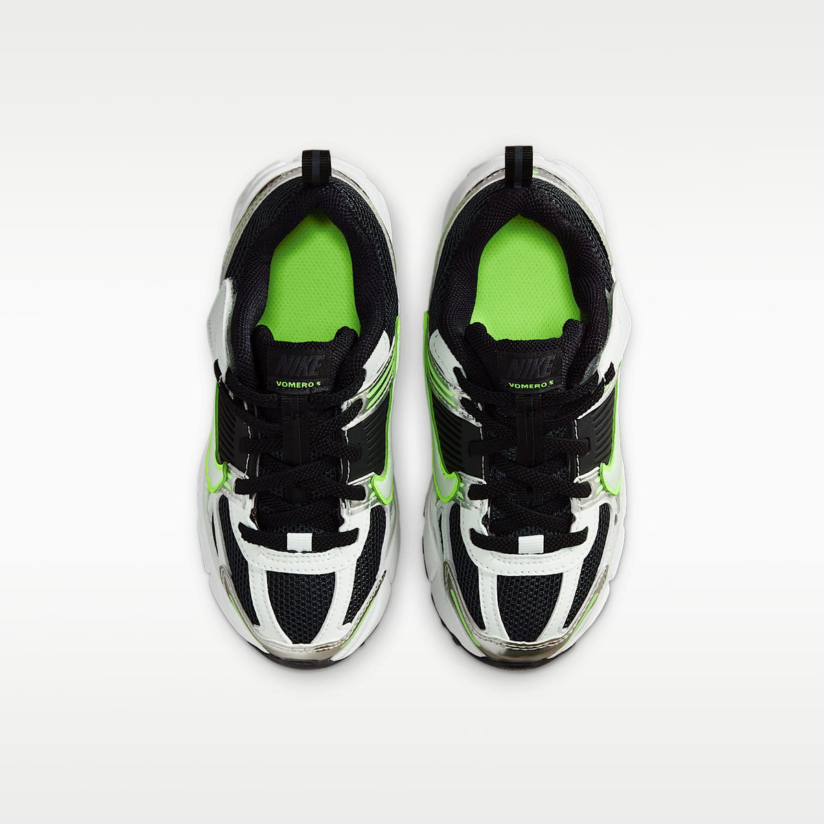 Nike Vomero 5 – Negro/Hielo volt/Antracita/Verde ligero – vista 4