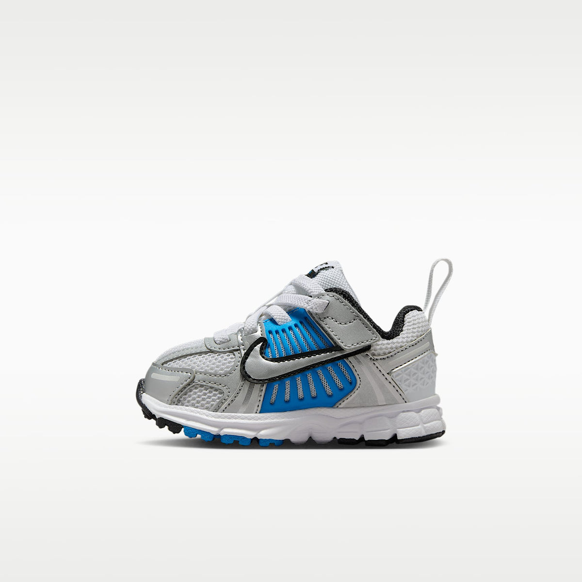 Nike Vomero 5 – Blanco/Azul foto claro/Negro/Plata metalizado – vista 1