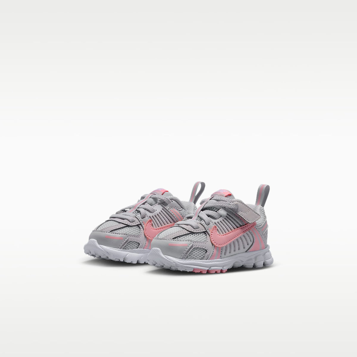 Nike Vomero 5 – Gris vasto/Blanco/Blanco/Rosa suave medio – vista 5