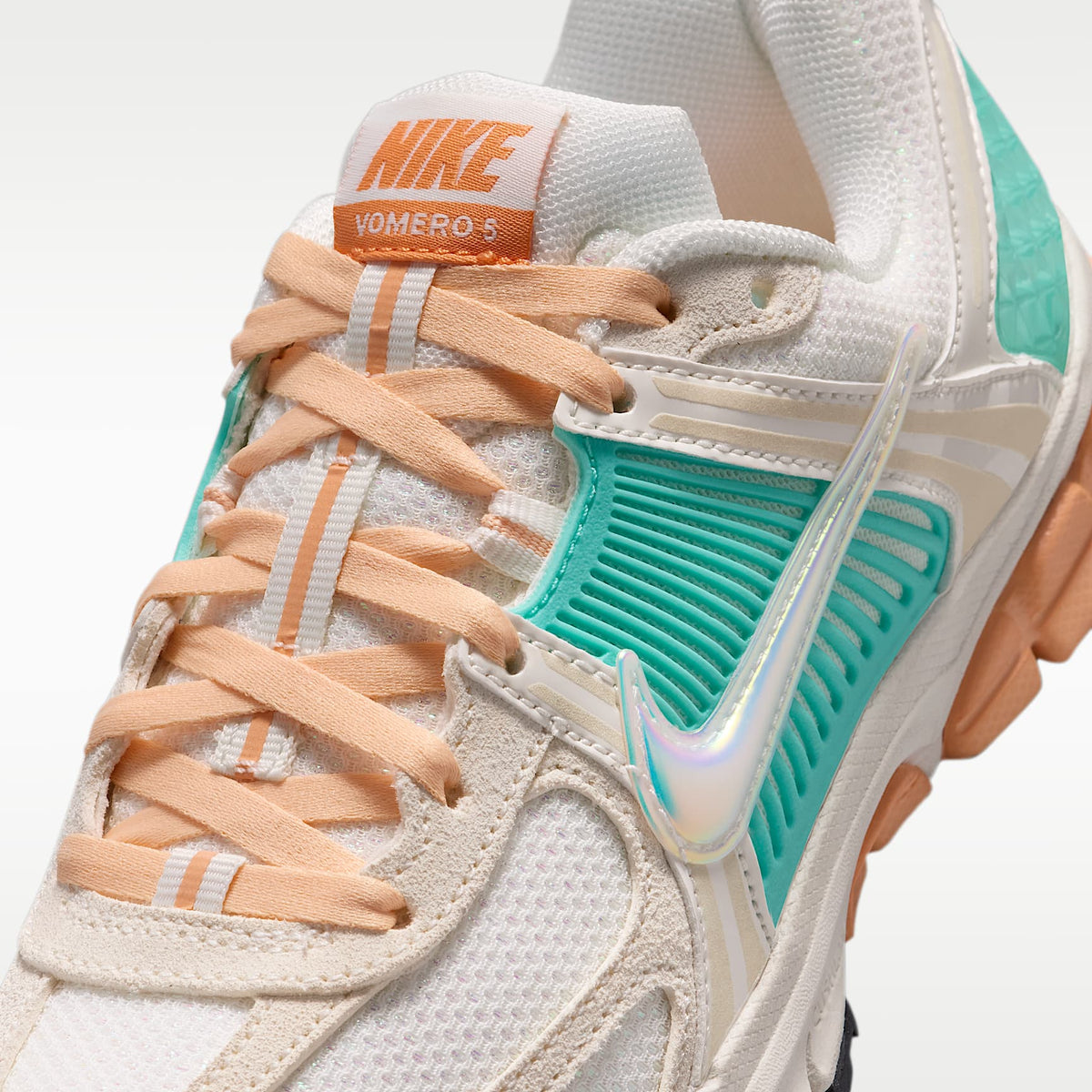 Nike Vomero 5 – Vela/Turquesa desteñido/Marrakech/Tiza naranja – vista 7