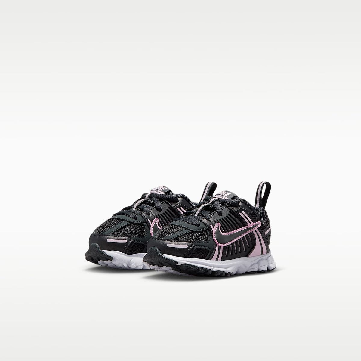 Nike Vomero 5 – Gris humo oscuro/Espuma rosa/Gris humo oscuro – vista 5
