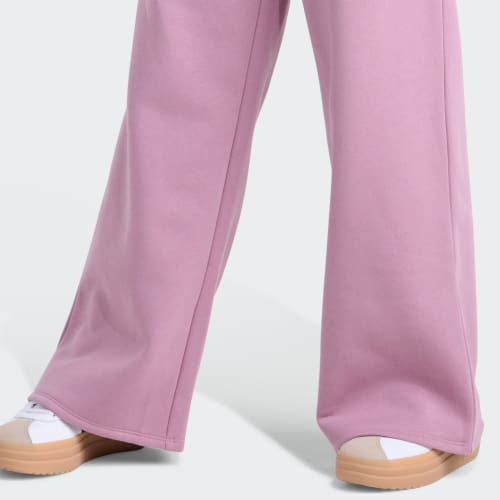 Pantalón adidas Wide Leg Fleece para Niñas KM3377