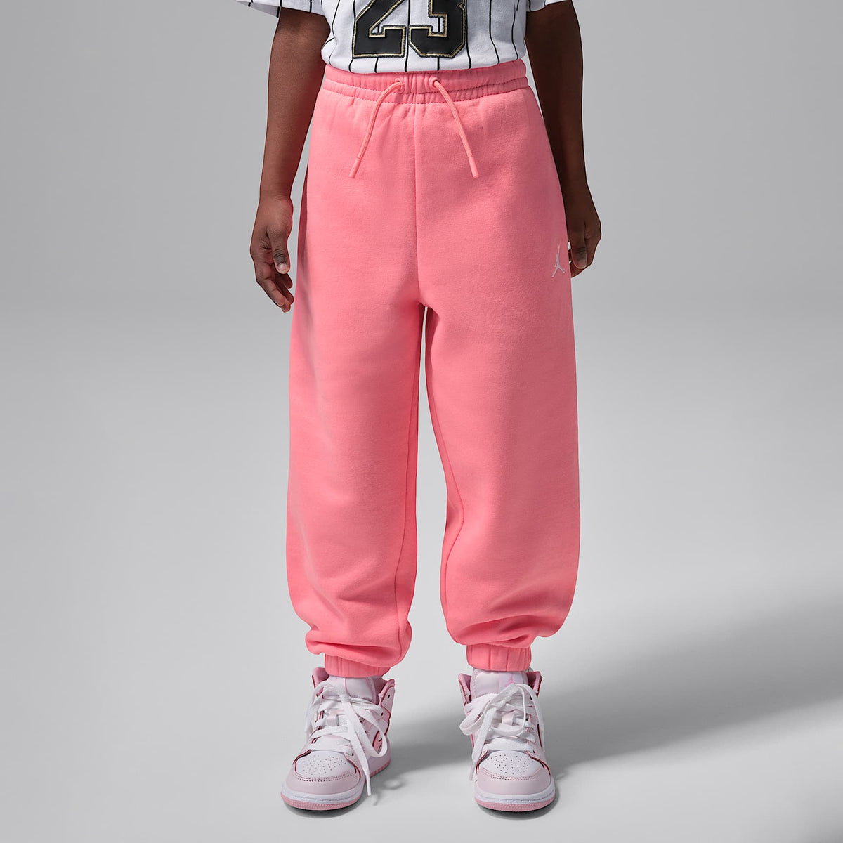 Pants para niños talla pequeña Jordan Brooklyn Fleece – Rosa – vista 1