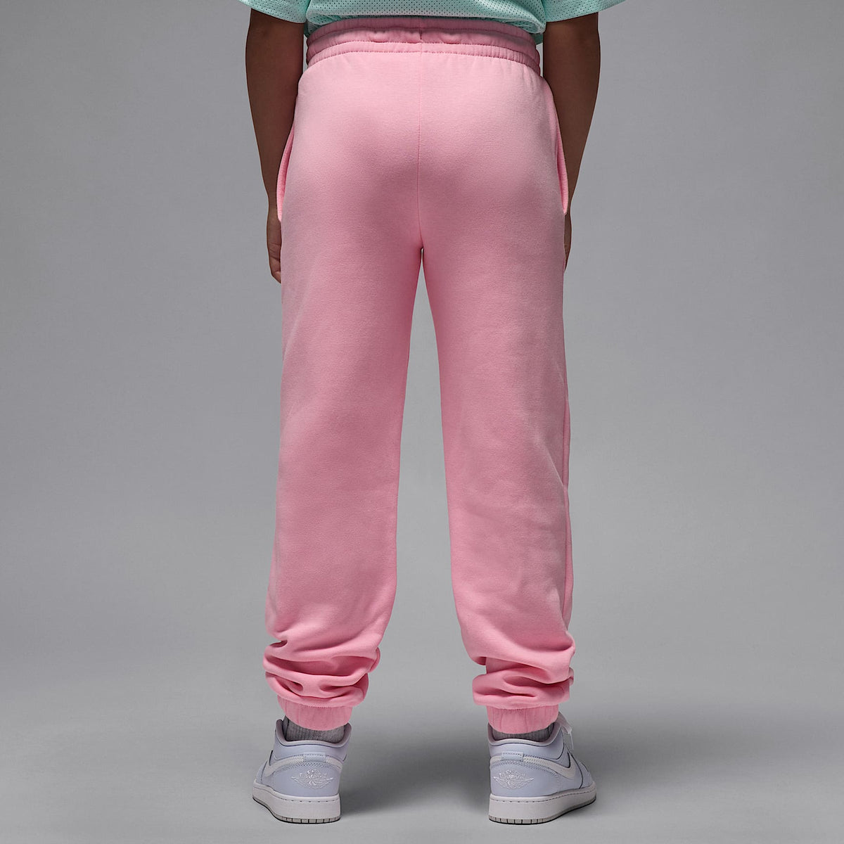 Pants para niños talla grande Jordan Brooklyn Fleece – Rosa suave medio – vista 2