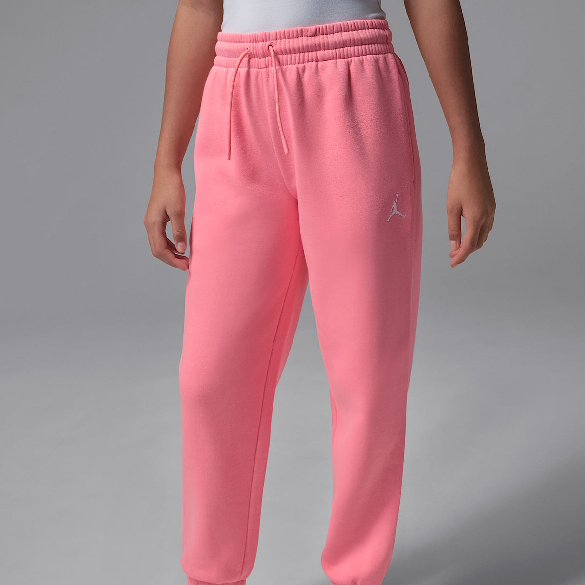 Pants para niños talla grande Jordan Brooklyn Fleece – Rosa – vista 1