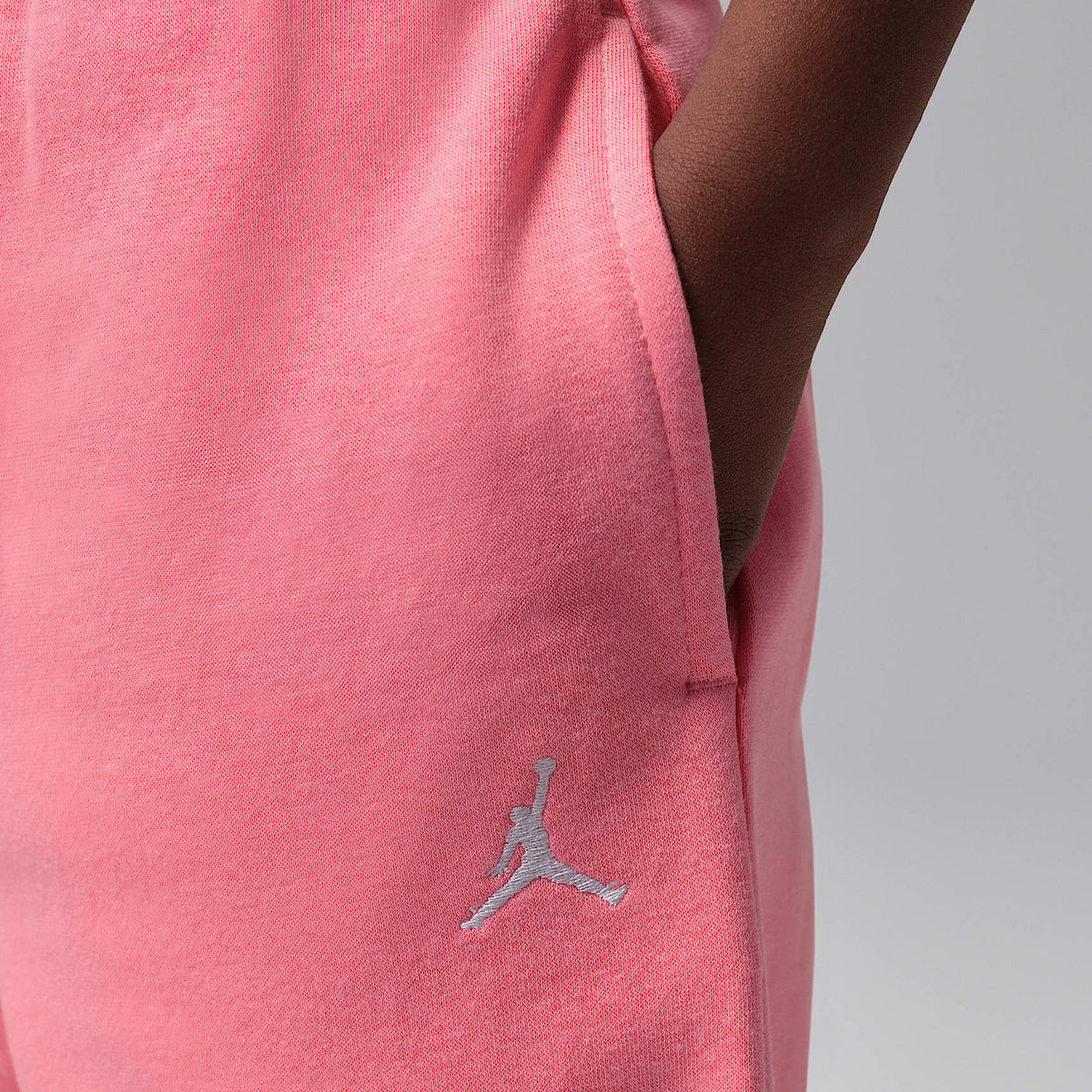 Pants para niños talla pequeña Jordan Brooklyn Fleece – Rosa – vista 4