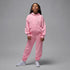 Sudadera con gorro sin cierre para niños talla grande Jordan Brooklyn Fleece – Rosa suave medio – vista 7