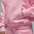 Sudadera con gorro sin cierre para niños talla grande Jordan Brooklyn Fleece – Rosa suave medio – vista 5