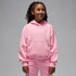Sudadera con gorro sin cierre para niños talla grande Jordan Brooklyn Fleece – Rosa suave medio – vista 1