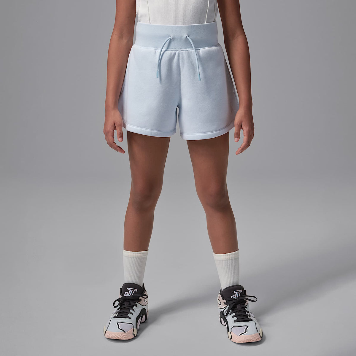 Shorts para niños talla grande Jordan Brooklyn Fleece – Azul – vista 1