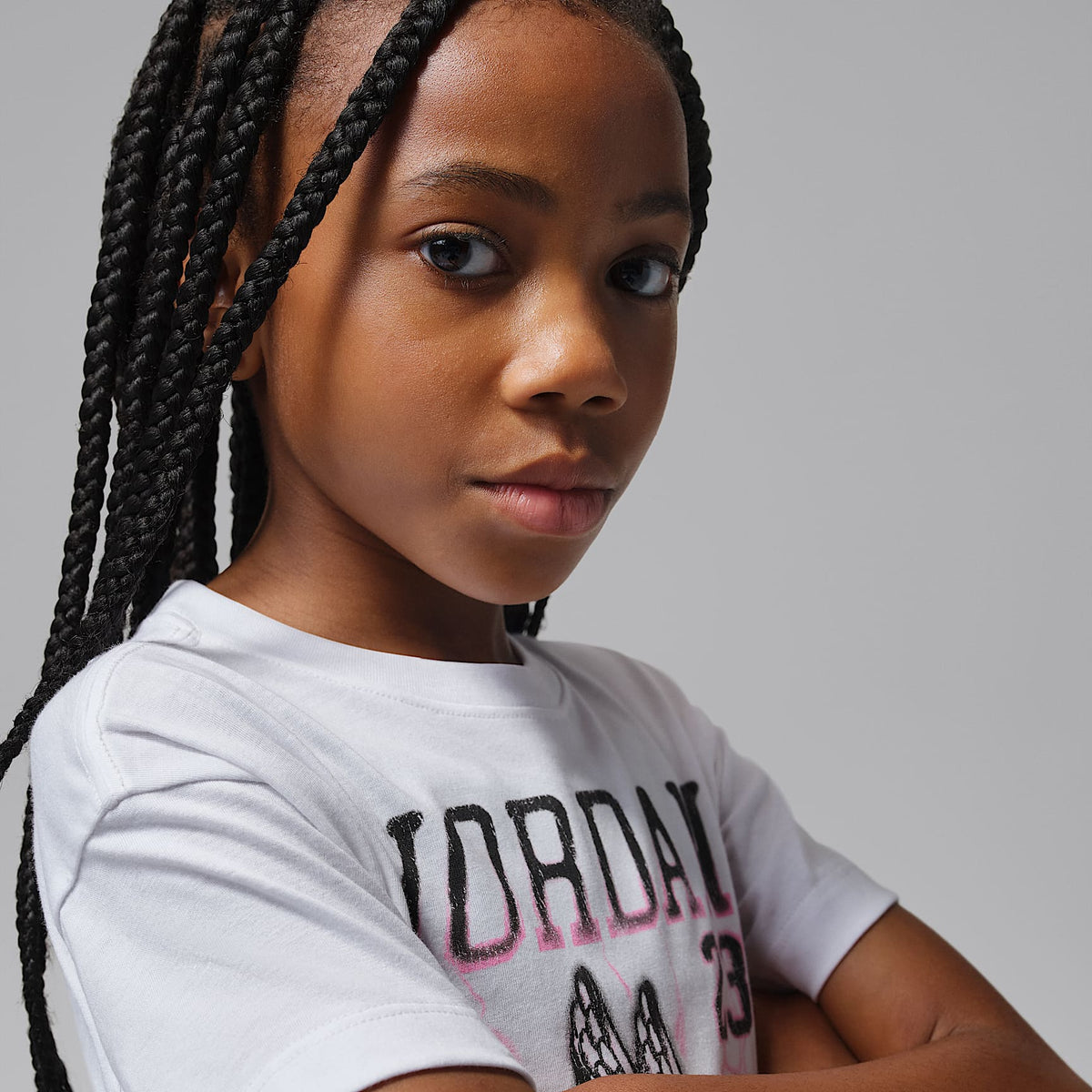 Playera Flight Sk8 para niños talla pequeña Jordan – Blanco – vista 3