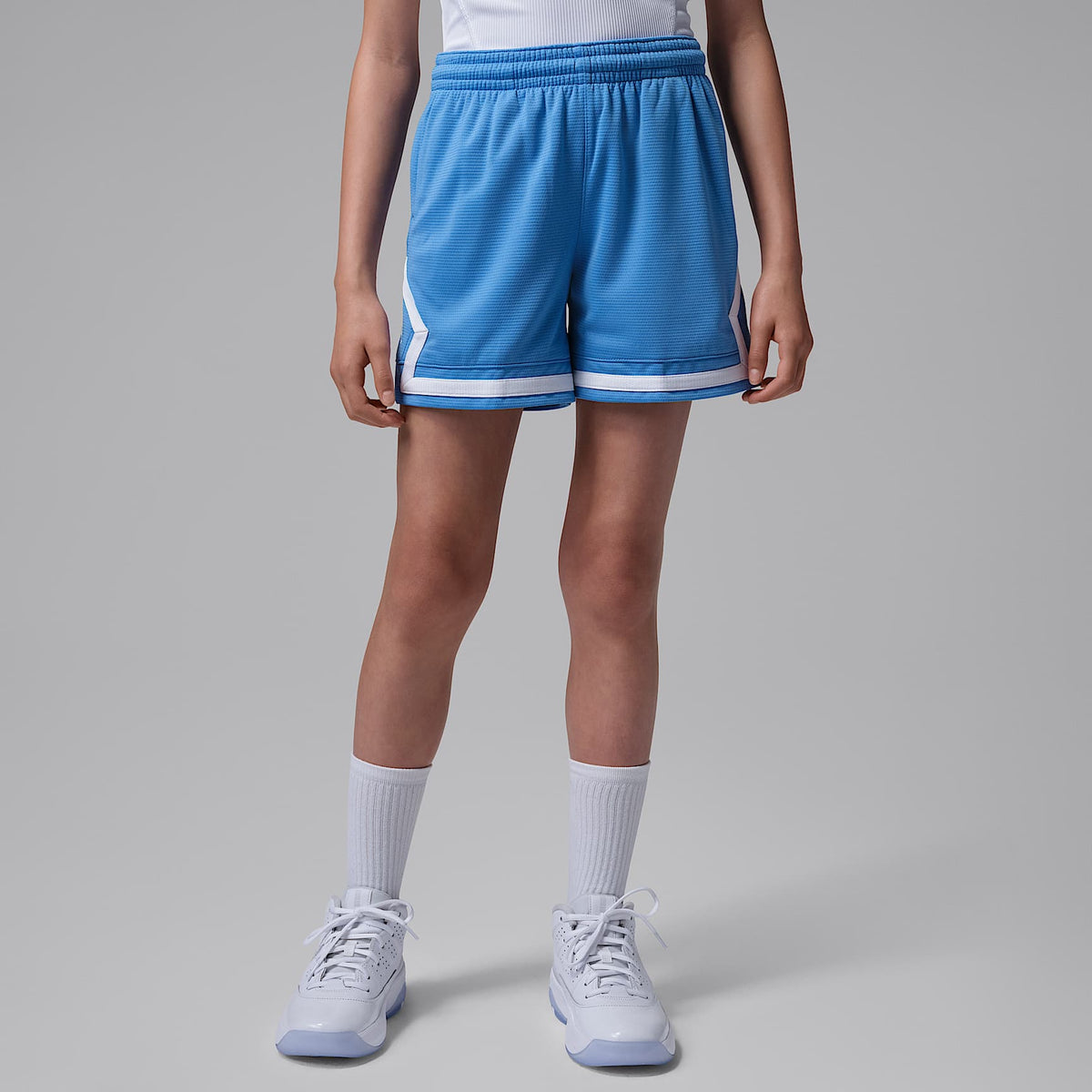 Shorts Diamond Dri-FIT para niños talla grande Jordan – Azul extremo – vista 1