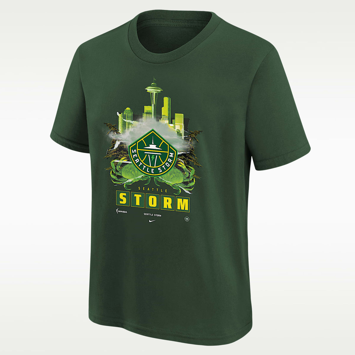 Playera Nike WNBA para niños talla grande Seattle Storm – Abeto – vista 1