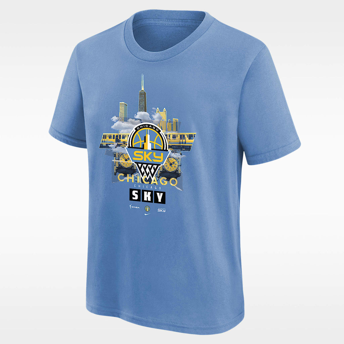 Playera Nike WNBA para niños talla grande Chicago Sky – Costa – vista 1