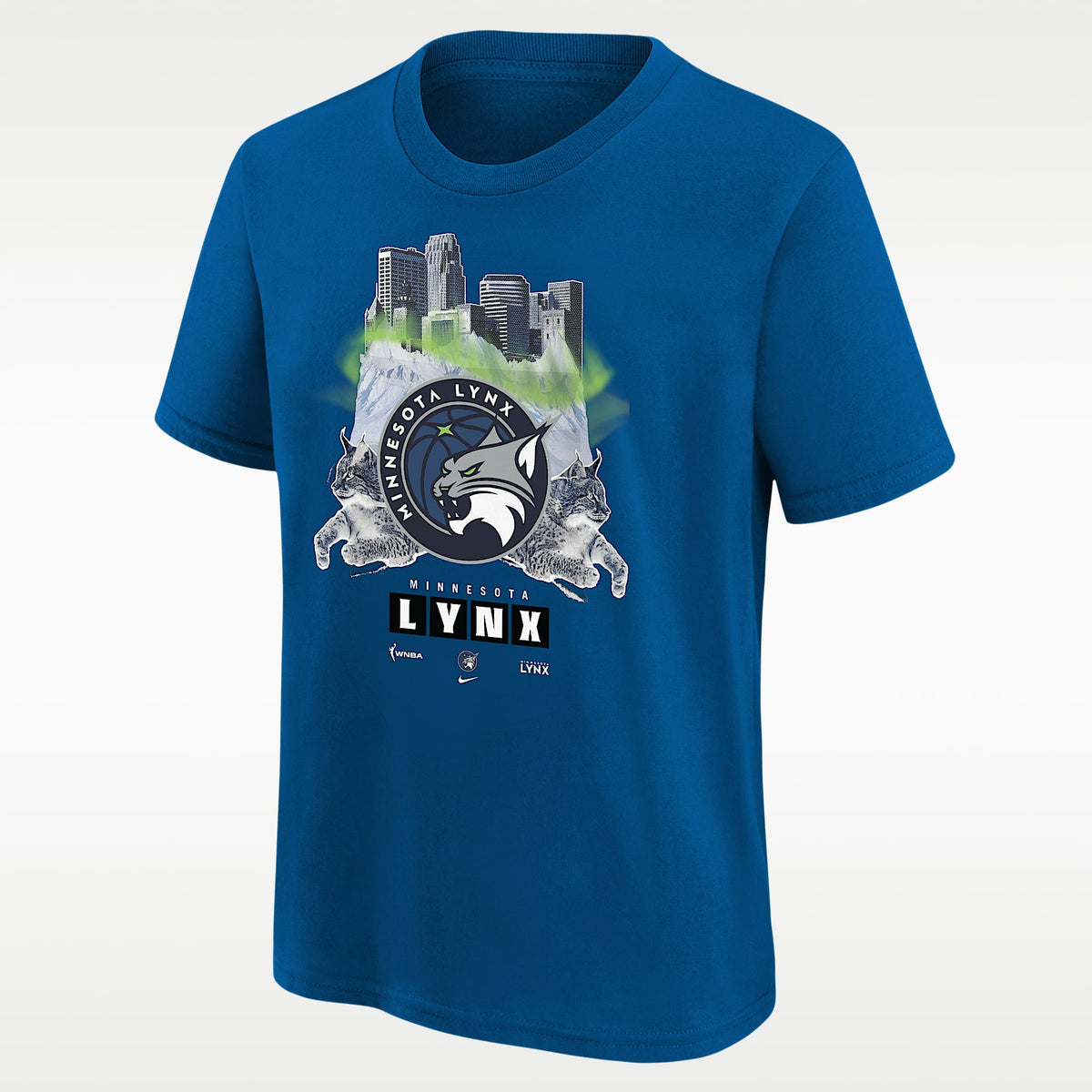Playera Nike WNBA para niños talla grande Minnesota Lynx – Azul cancha – vista 1