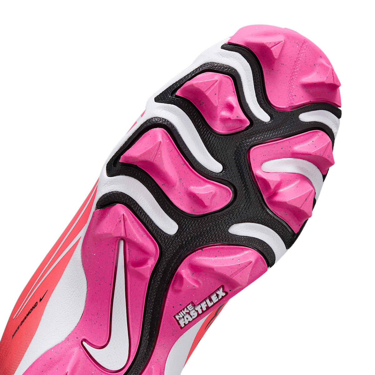 Nike Hyperdiamond 4 Keystone – Fucsia láser/Ponche cálido/Negro/Blanco – vista 7