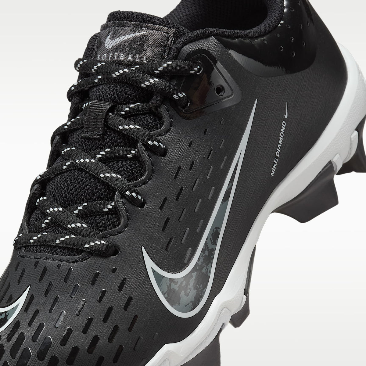 Nike Hyperdiamond 4 Keystone – Negro/Platino puro/Gris hierro – vista 8