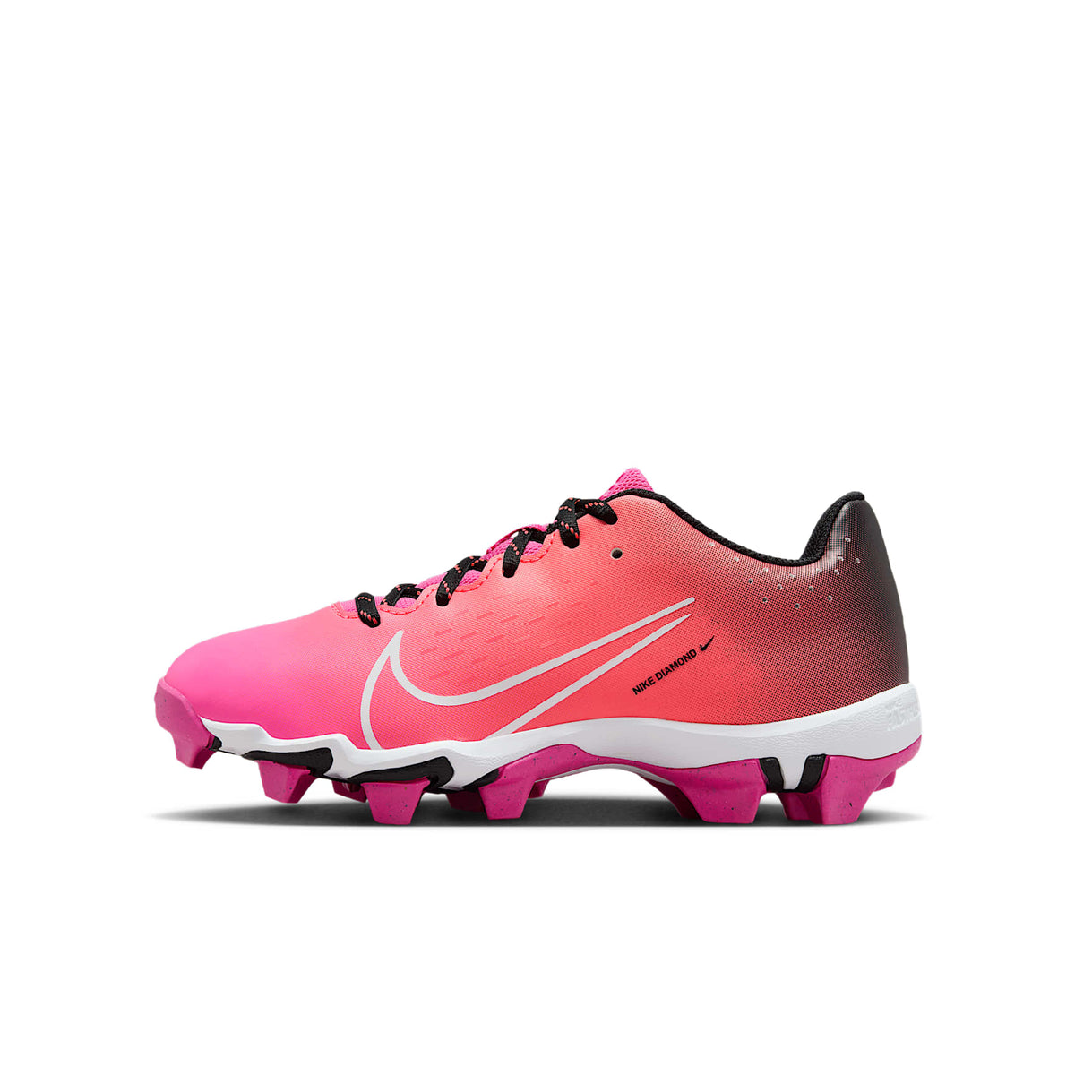 Nike Hyperdiamond 4 Keystone – Fucsia láser/Ponche cálido/Negro/Blanco – vista 1