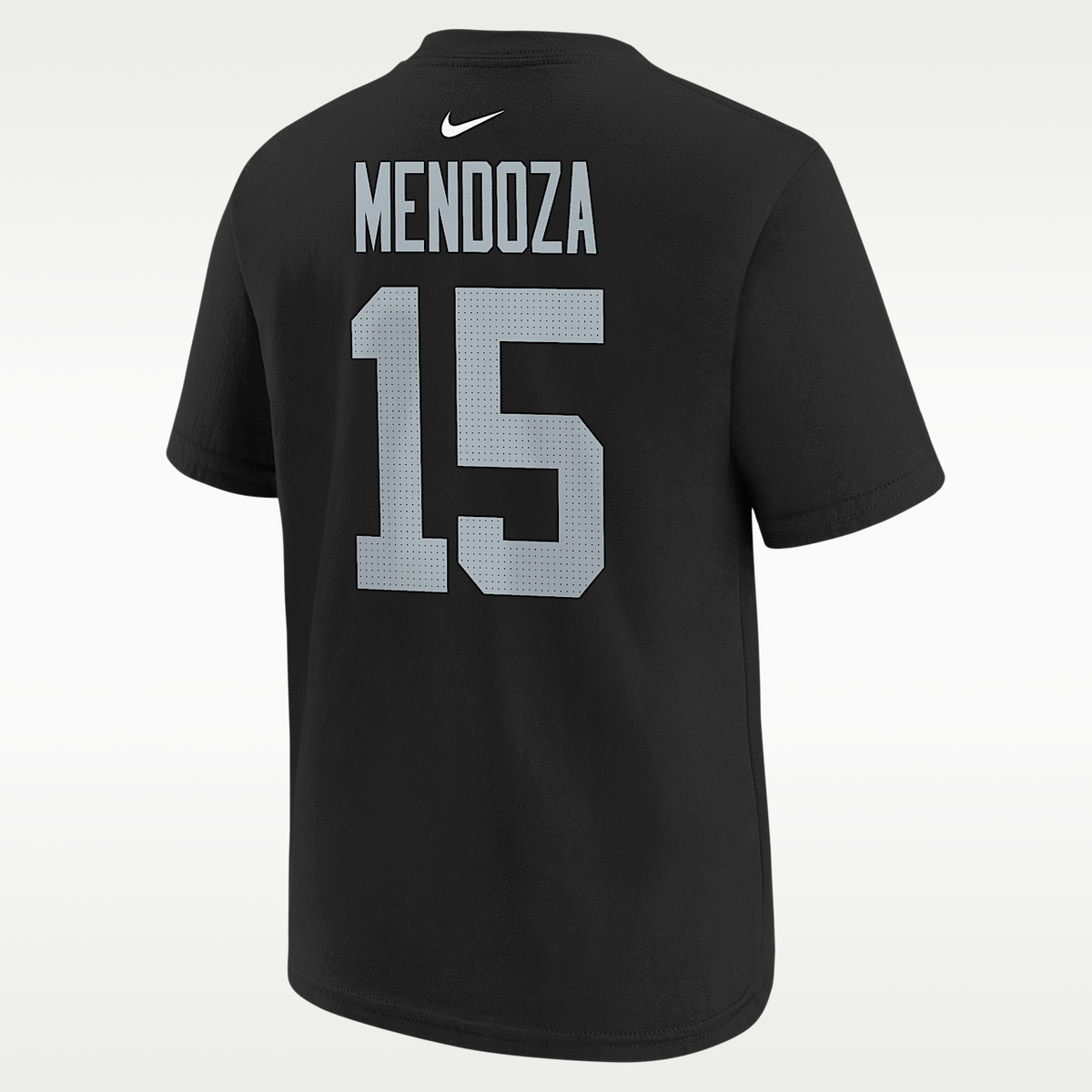 Camiseta Nike Fernando Mendoza Las Vegas Raiders para Niño Grande