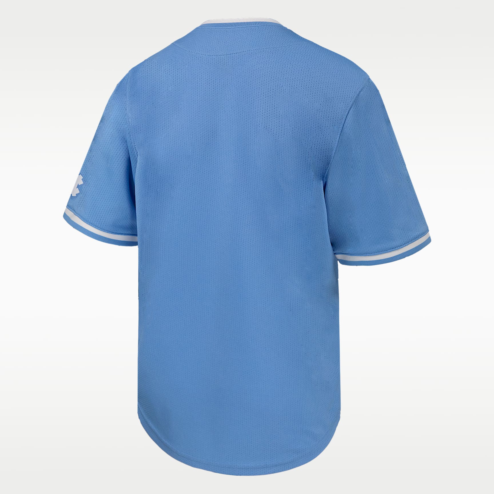 Jersey de béisbol universitario Nike Dri-FIT Limited para niños talla grande North Carolina – Azul claro – vista 2