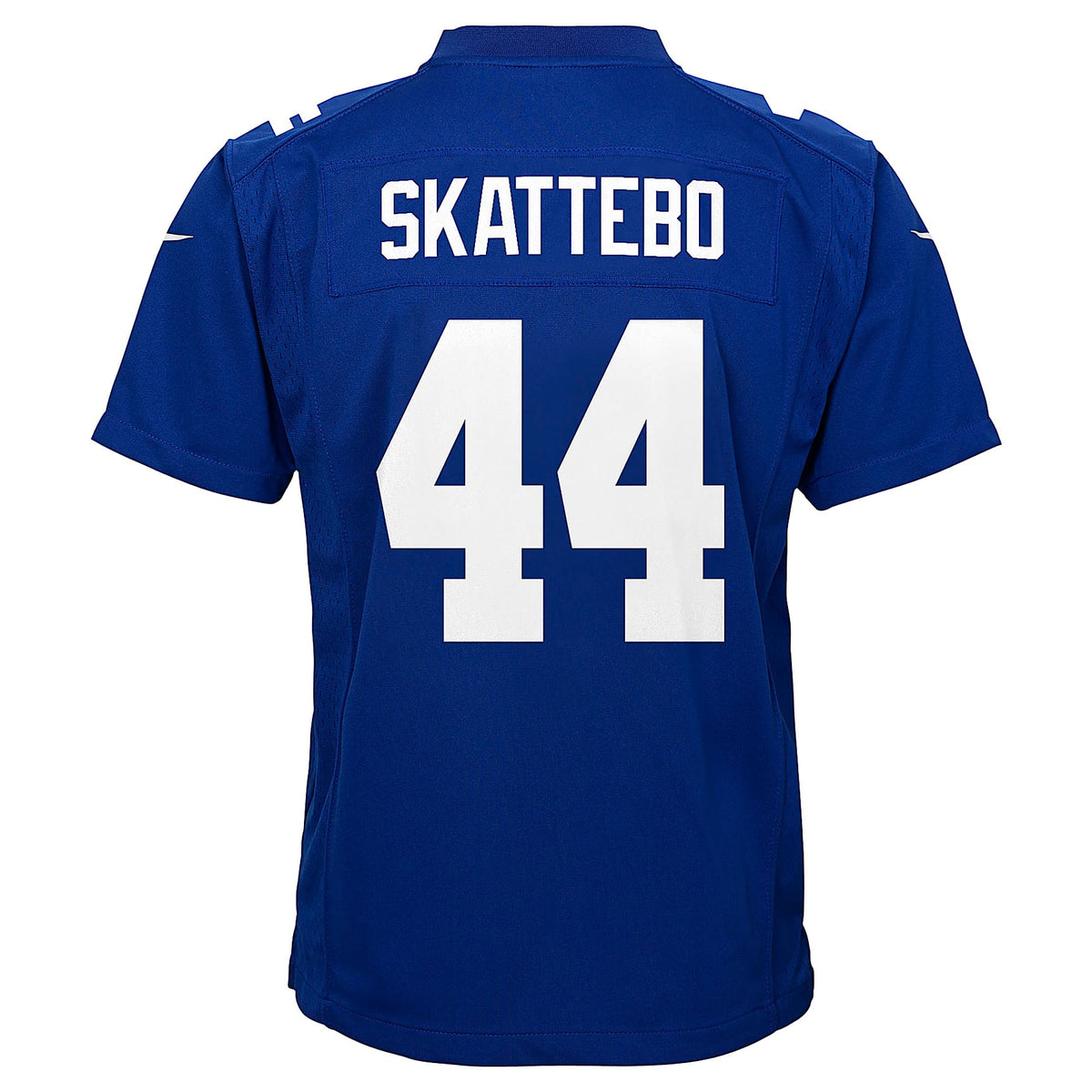 Jersey de fútbol americano Game para niños talla grande Cam Skattebo de los New York Giants – Royal – vista 2