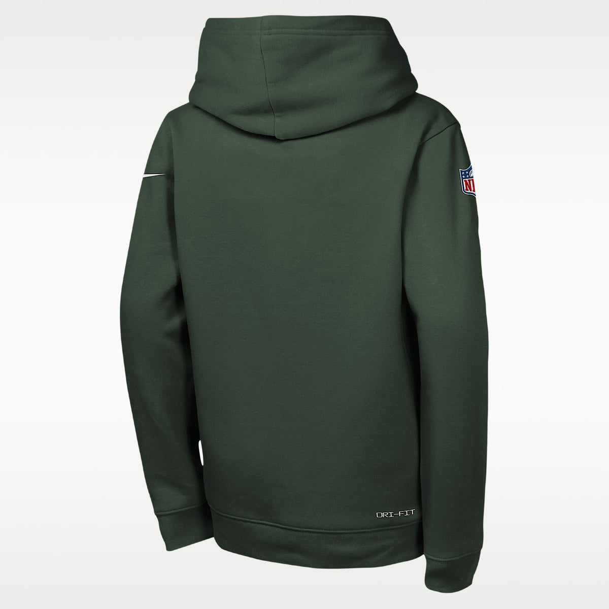 Sudadera con gorro sin cierre Nike Dri-FIT de la NFL para niños talla grande Green Bay Packers Sideline – Verde – vista 2
