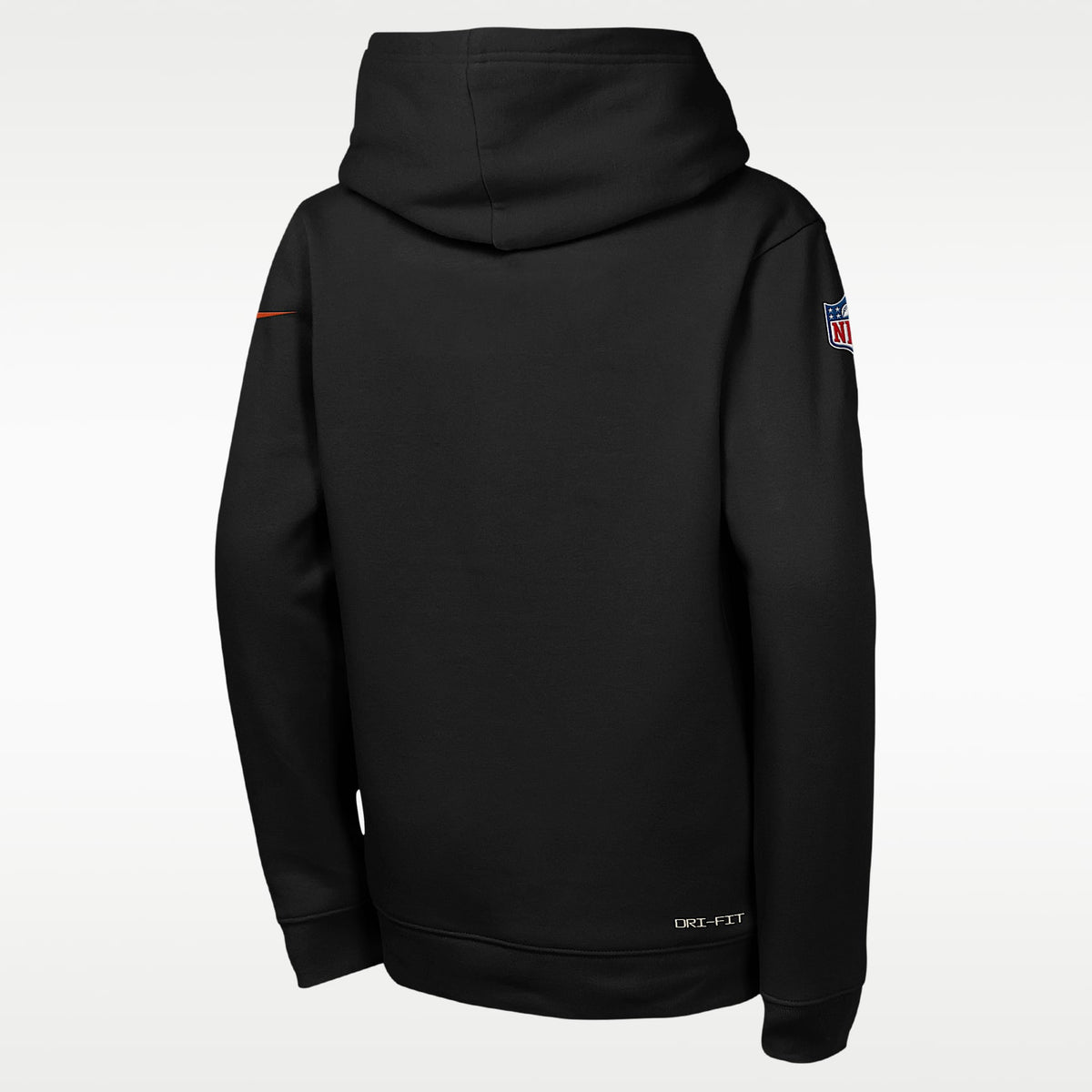 Sudadera con gorro sin cierre Nike Dri-FIT de la NFL para niños talla grande Cincinnati Bengals Sideline – Negro – vista 2