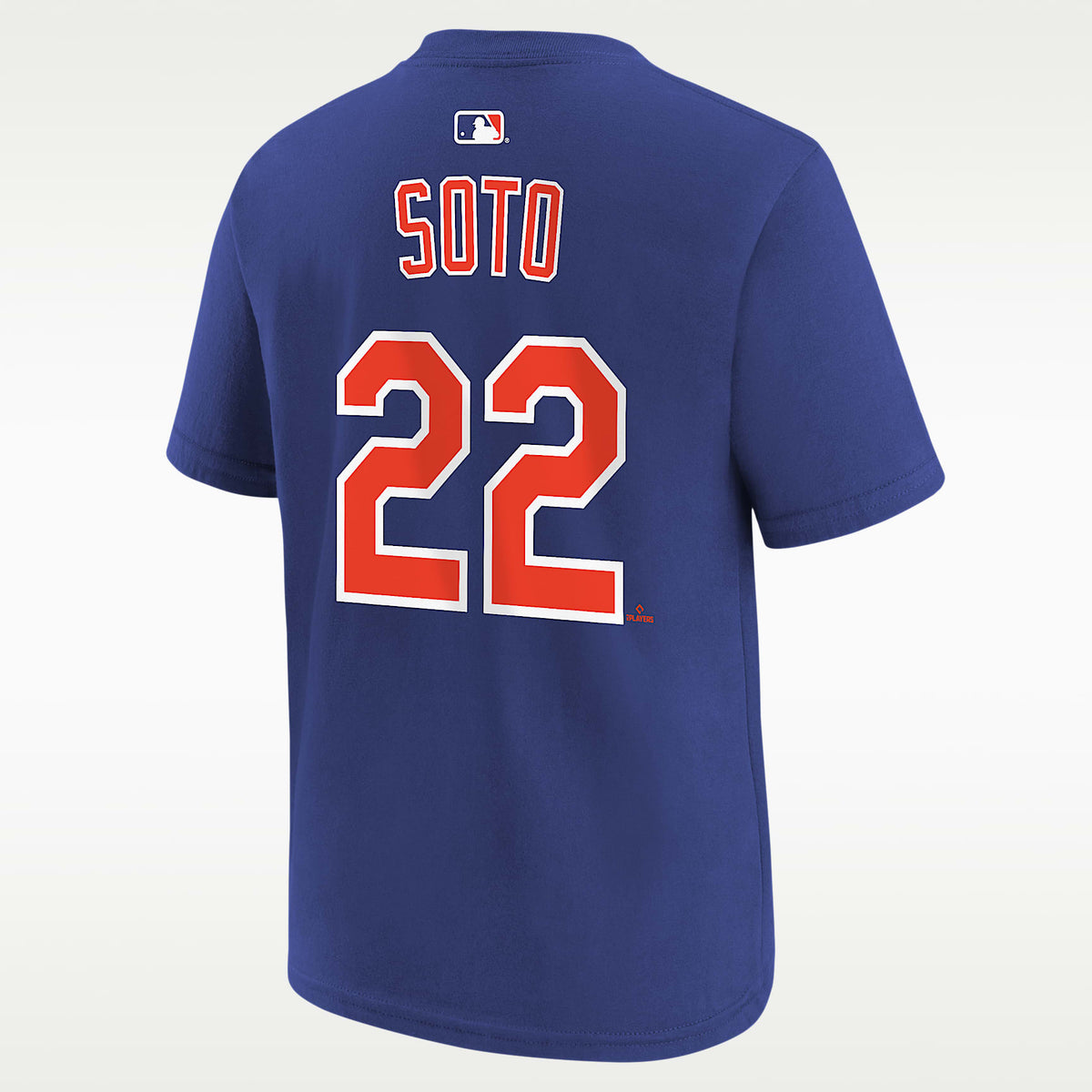 Playera Nike de la MLB para niños talla grande Juan Soto New York Mets – Azul enérgico – vista 2