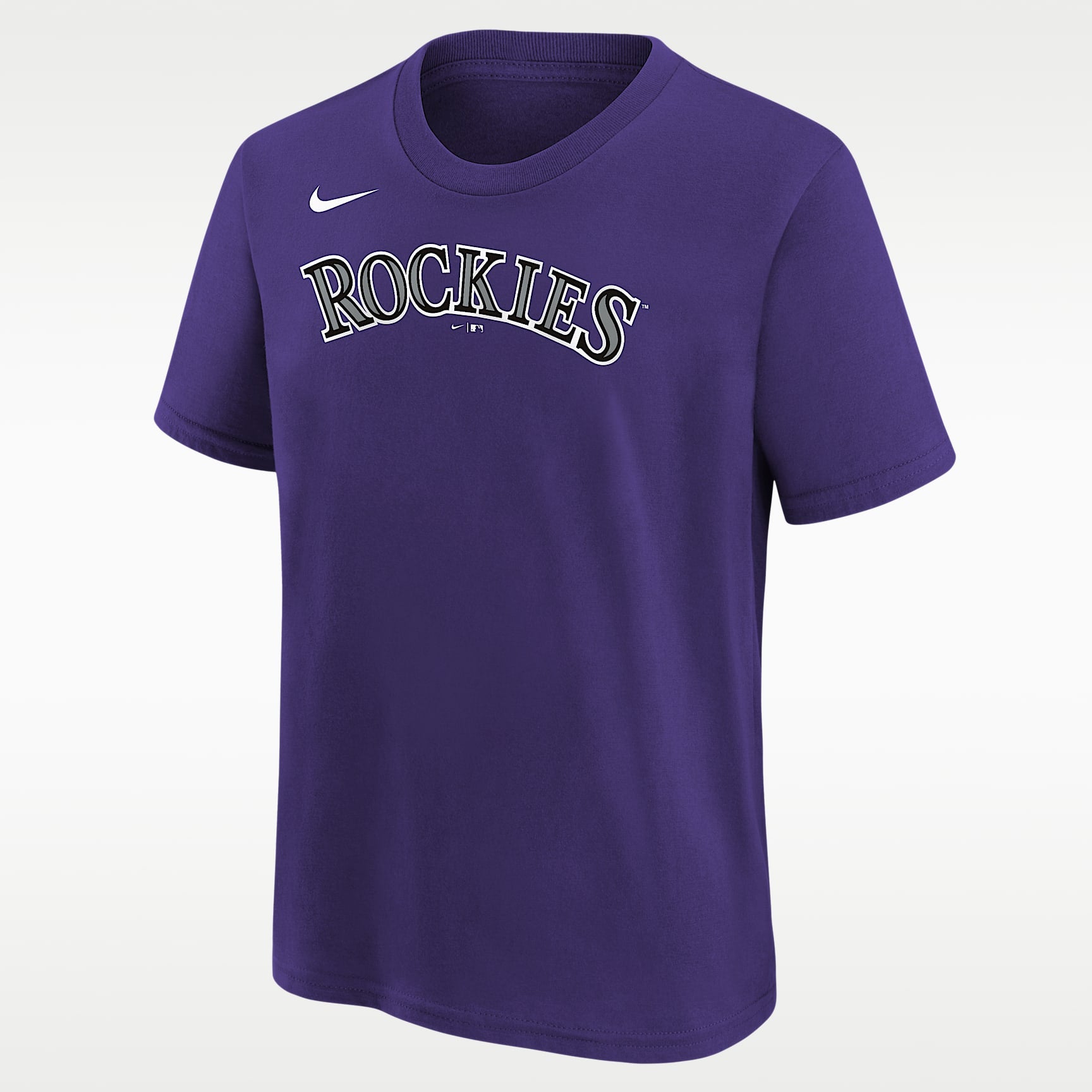 Playera Nike de la MLB para niños talla grande Kris Bryant Colorado Rockies – Morado – vista 1