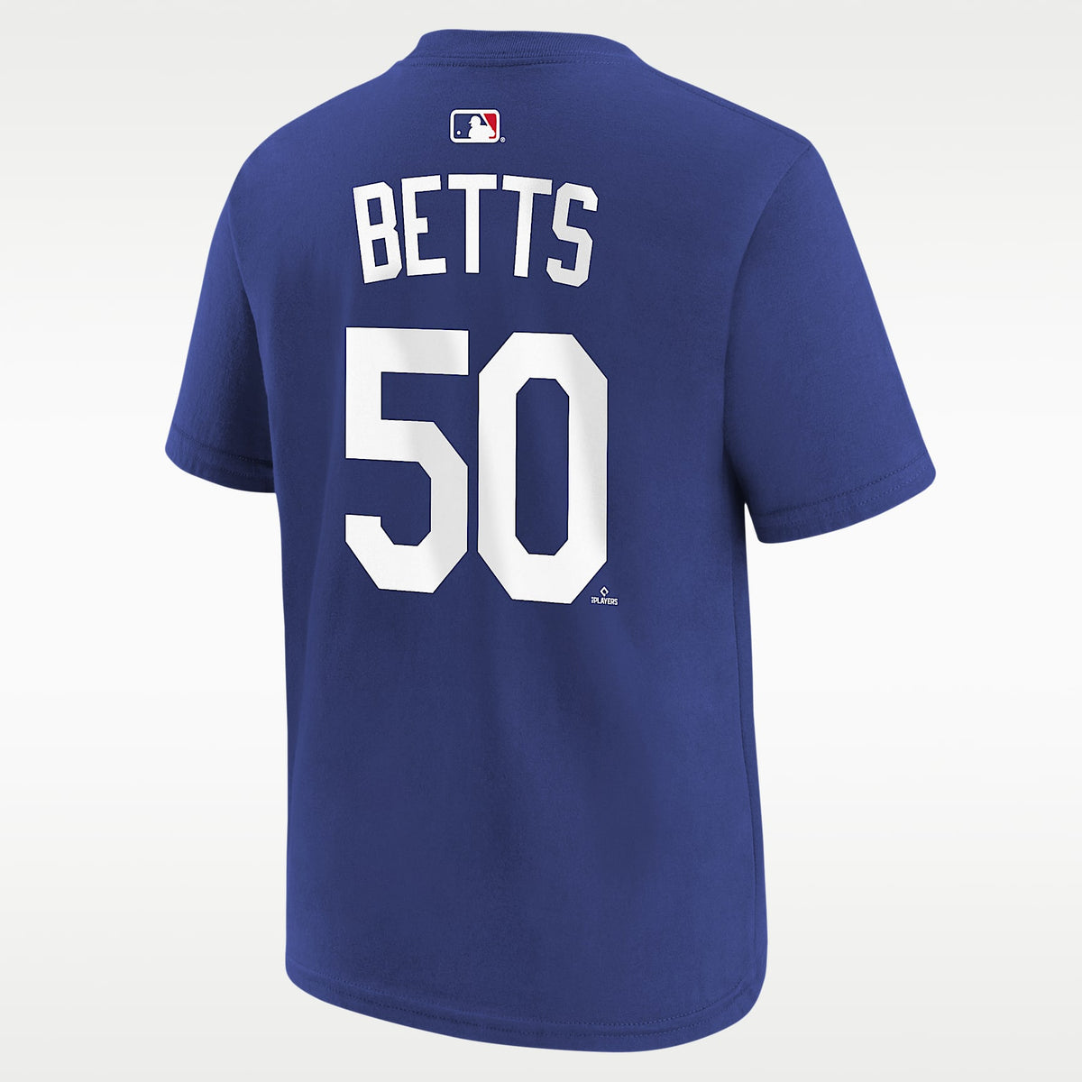 Playera Nike de la MLB para niños talla grande Mookie Betts Los Angeles Dodgers – Azul enérgico – vista 2