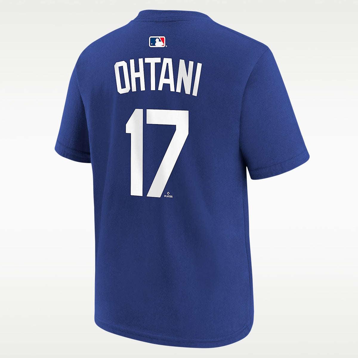 Playera Nike de la MLB para niños talla grande Shohei Ohtani Los Angeles Dodgers – Azul enérgico – vista 2