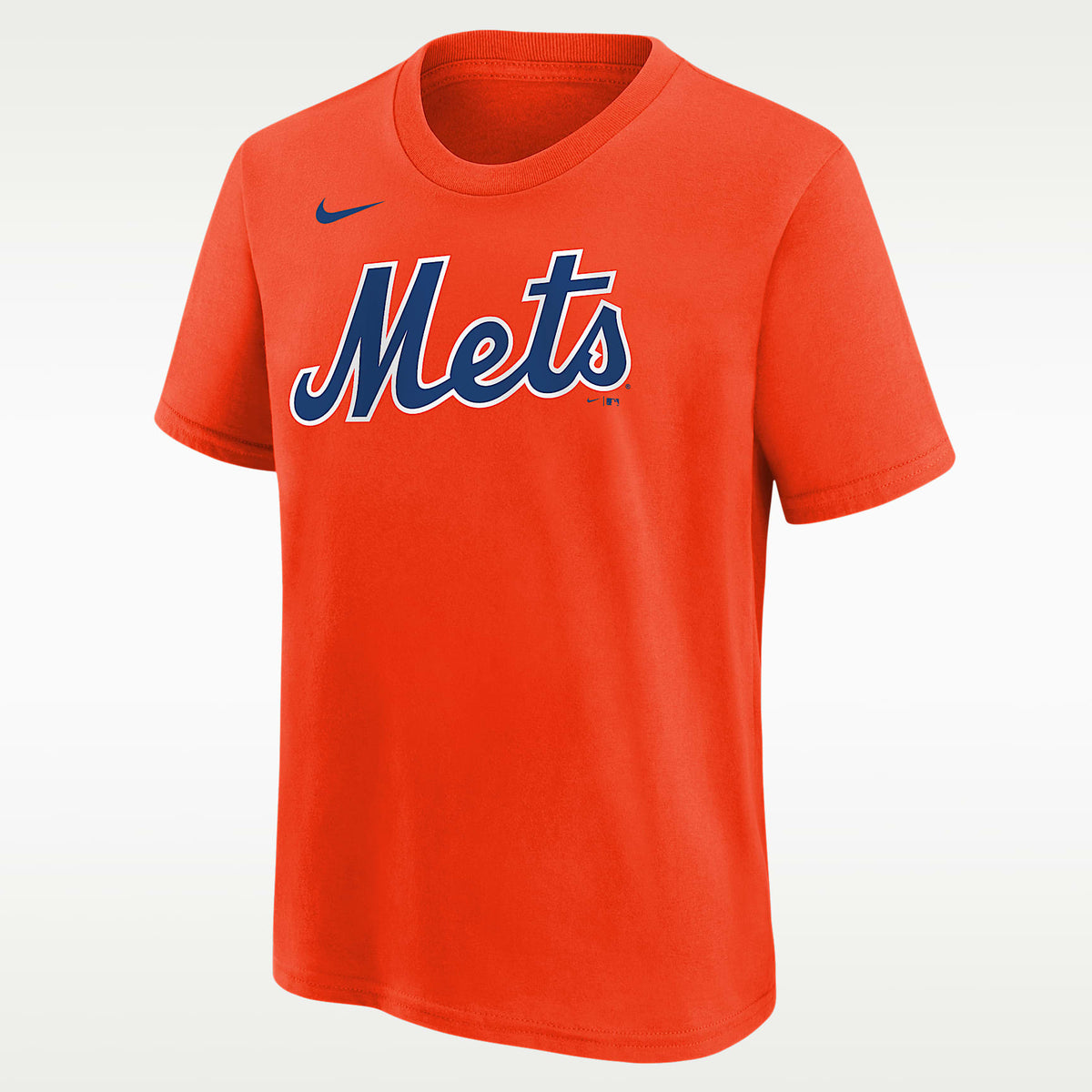 Playera Nike de la MLB para niños talla grande Francisco Lindor New York Mets – Naranja – vista 1