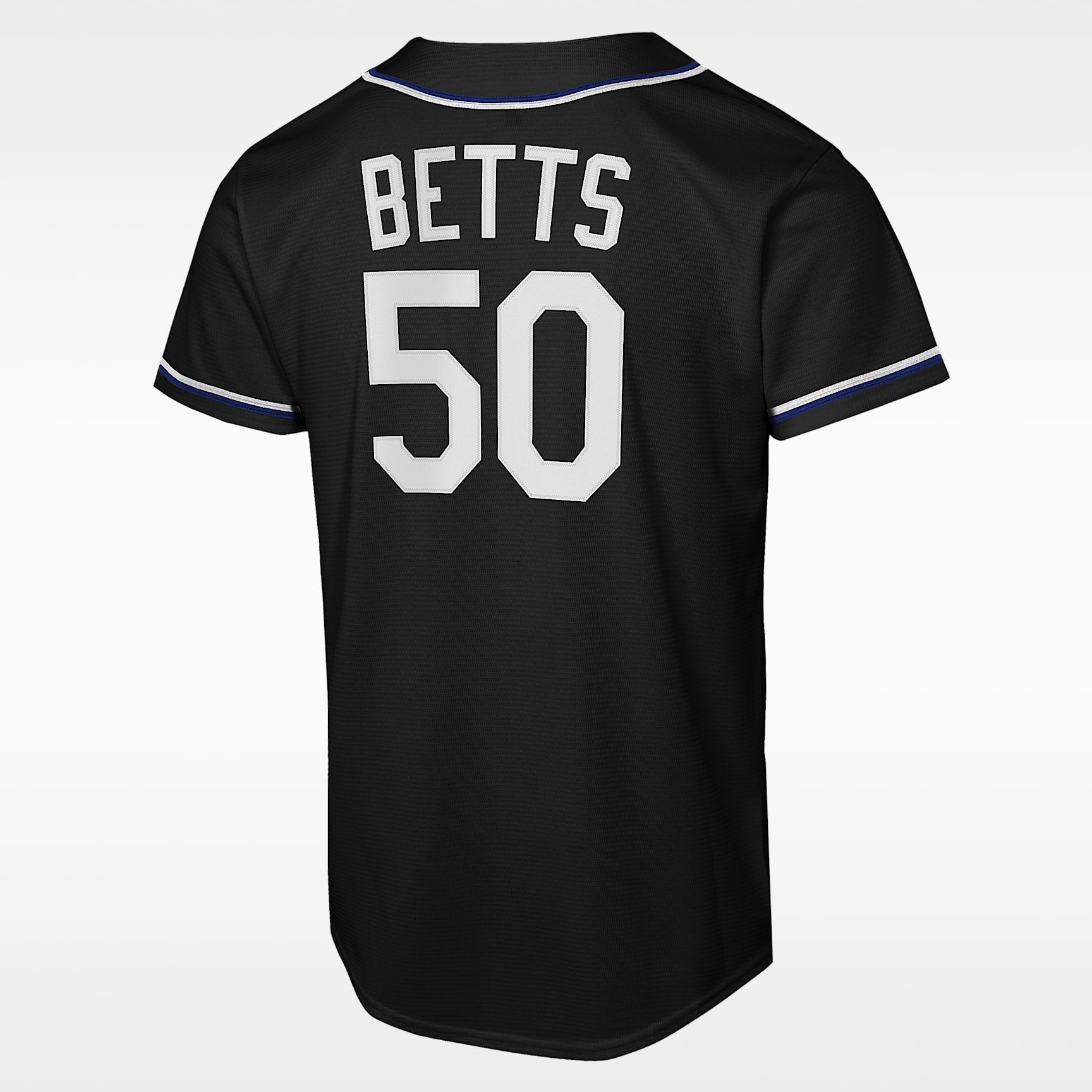 Jersey Nike de la MLB Replica Fashion para niños talla grande Mookie Betts Los Angeles Dodgers – Negro – vista 2